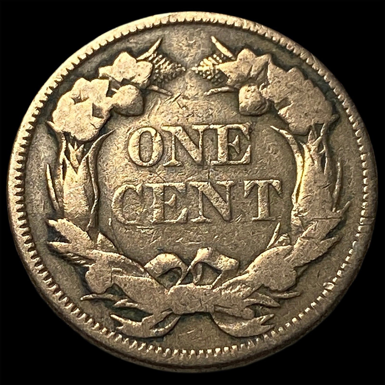 1857 Flying Eagle Cent LIGHTLY CIRCULATED - 2