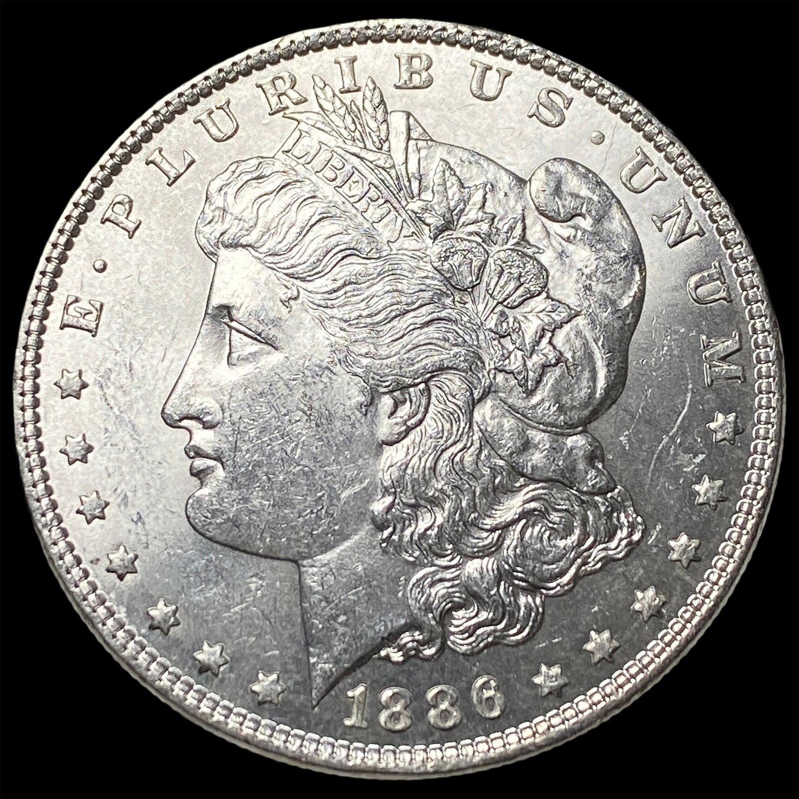 1886-S Silver Morgan Dollar CHOICE BU: 1886-S Silver Morgan Dollar CHOICE BU