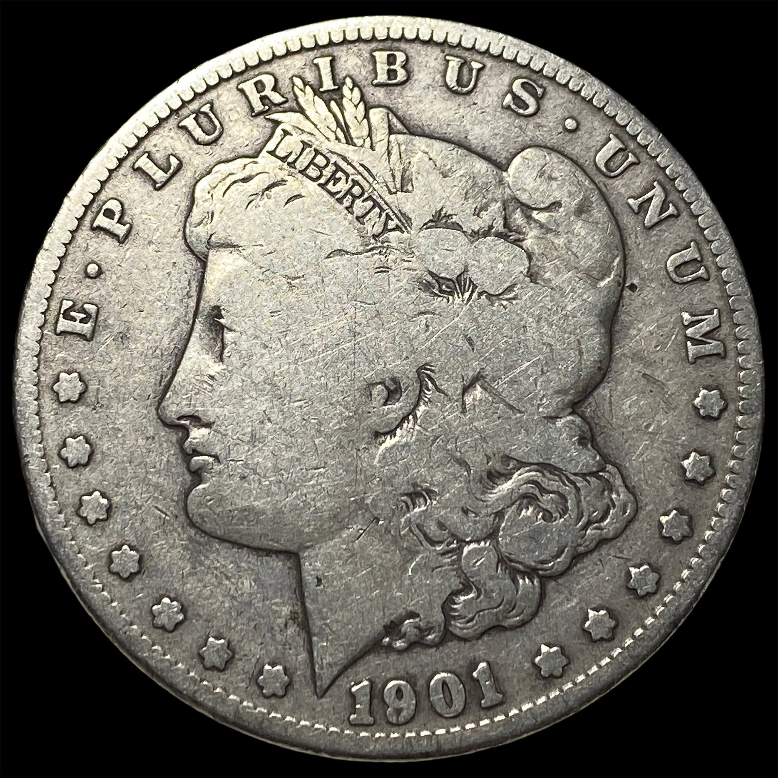 1901-O Silver Morgan Dollar LIGHTLY CIRCULATED: 1901-O Silver Morgan Dollar LIGHTLY CIRCULATED