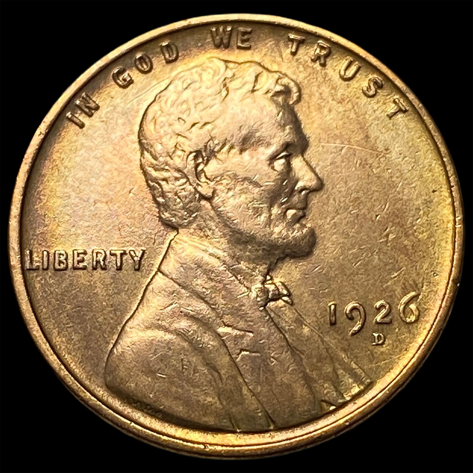 1926-D RD Lincoln Wheat Cent CHOICE AU: 1926-D RD Lincoln Wheat Cent CHOICE AU