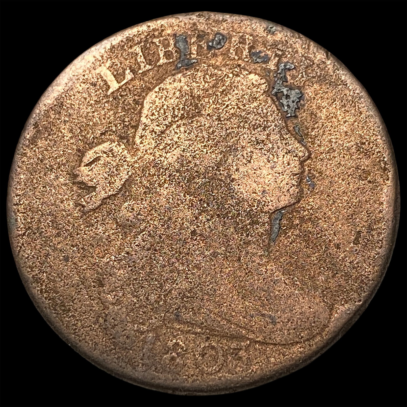 1803 RD Draped Bust Large Cent NICELY CIRCULATED: 1803 RD Draped Bust Large Cent NICELY CIRCULATED