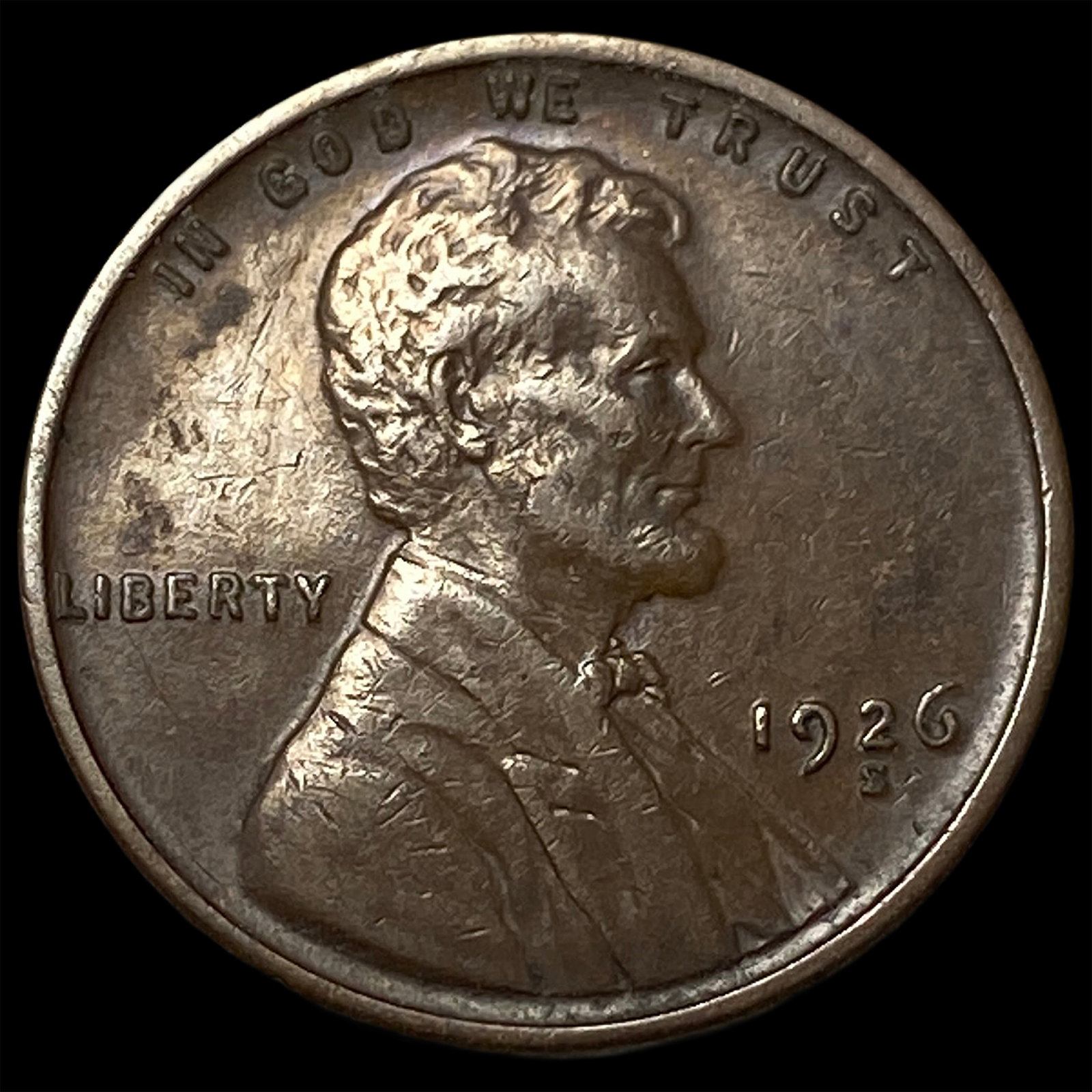 1926-S Lincoln Wheat Cent CLOSELY UNCIRCULATED: 1926-S Lincoln Wheat Cent CLOSELY UNCIRCULATED