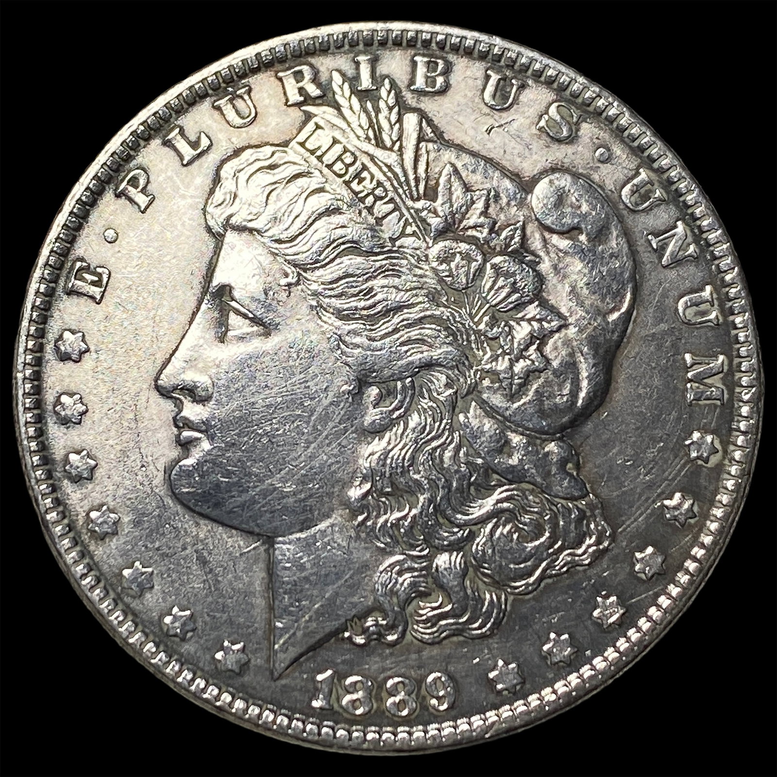 1889 Silver Morgan Dollar CLOSELY UNCIRCULATED: 1889 Silver Morgan Dollar CLOSELY UNCIRCULATED