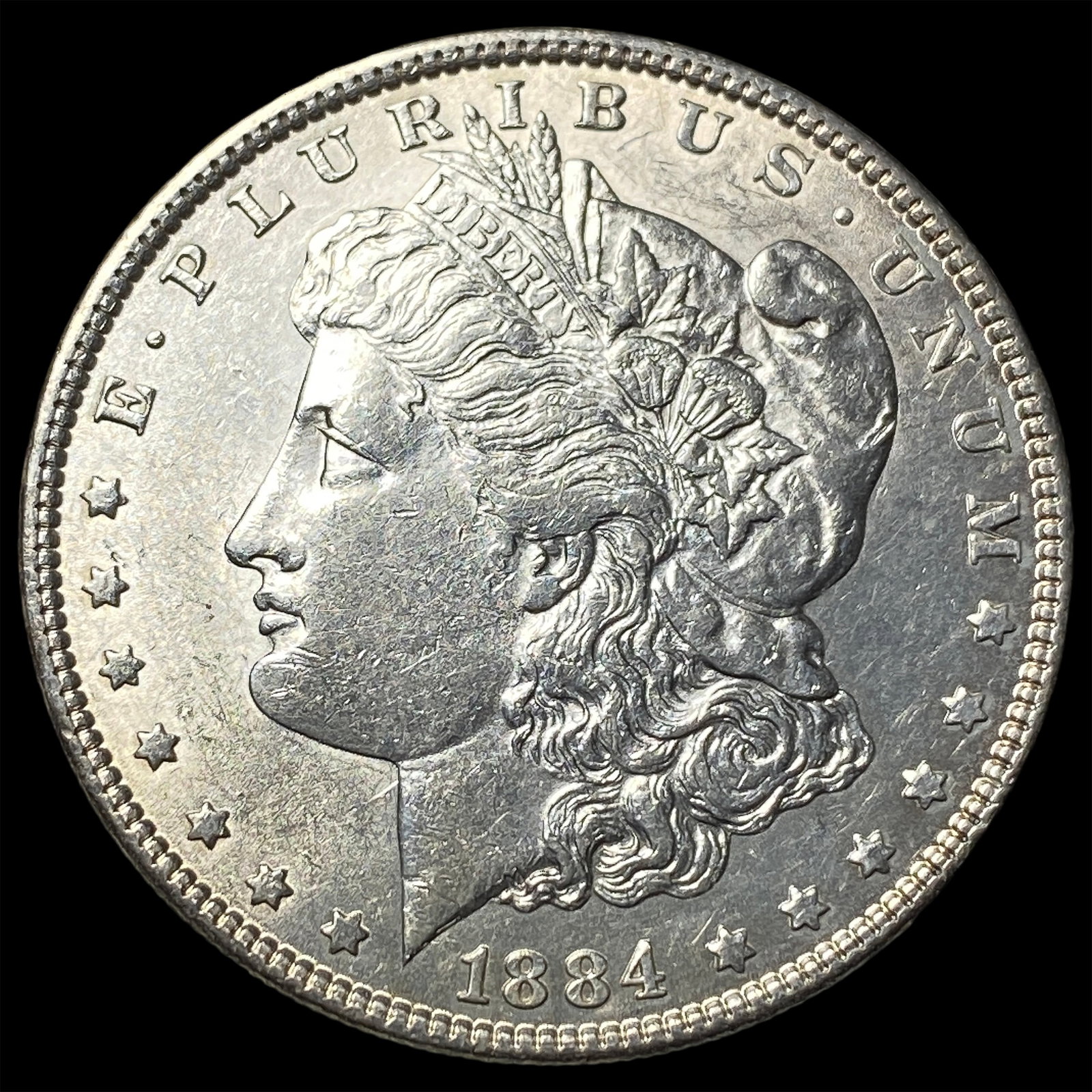 1884 Morgan Silver Dollar CHOICE BU: 1884 Morgan Silver Dollar CHOICE BU