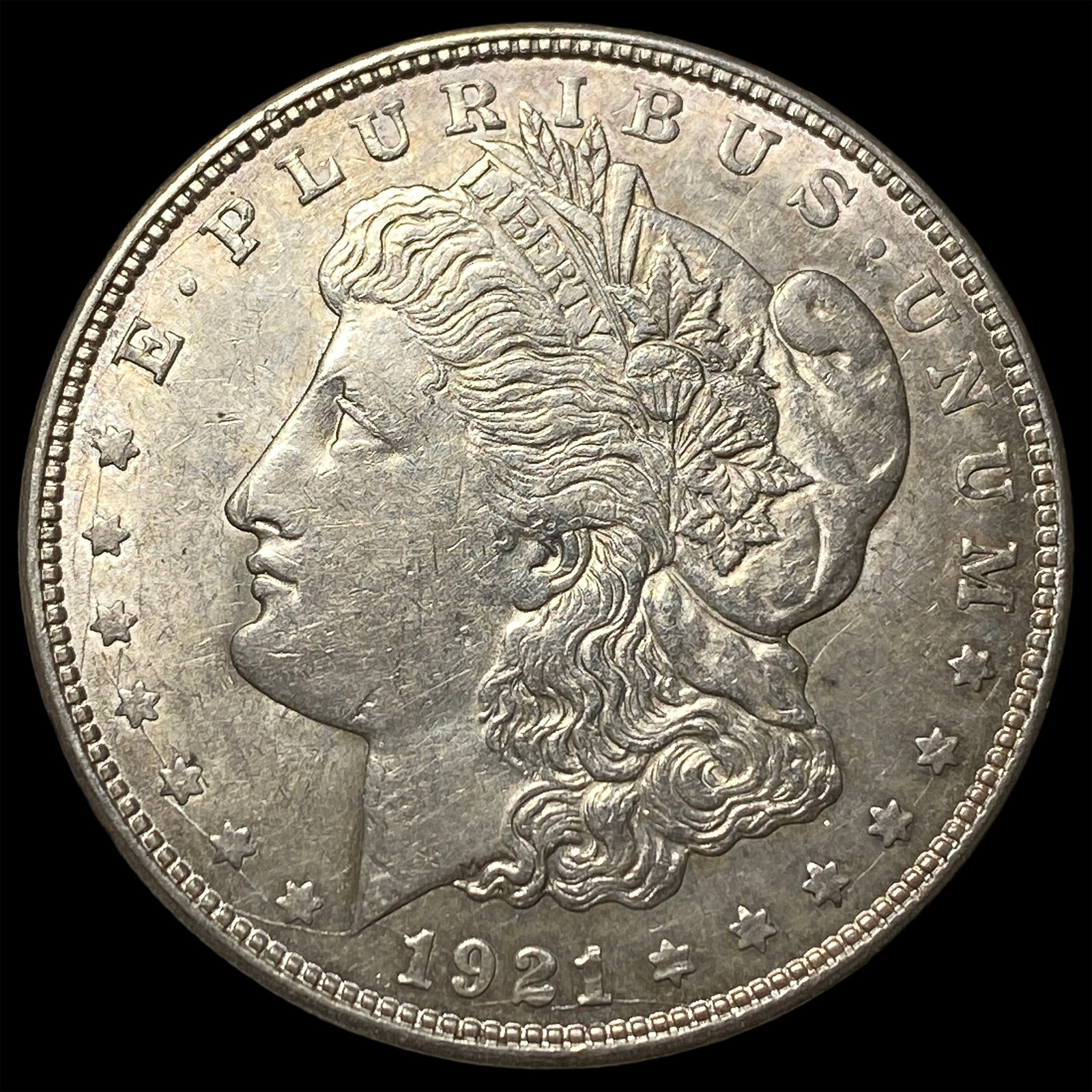 1921-D Silver Morgan Dollar CHOICE AU (1 of 2)