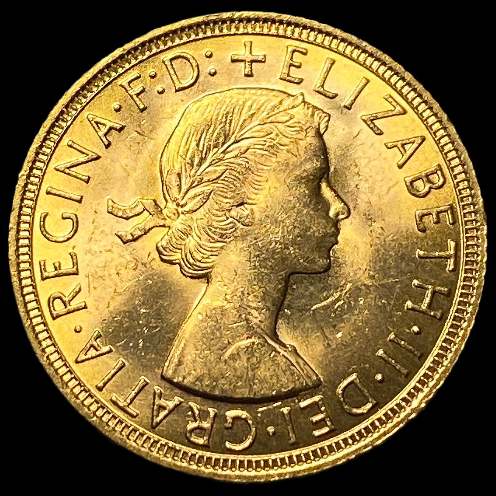1959 Gold Sovereign GEM BU: 1959 Gold Sovereign GEM BU