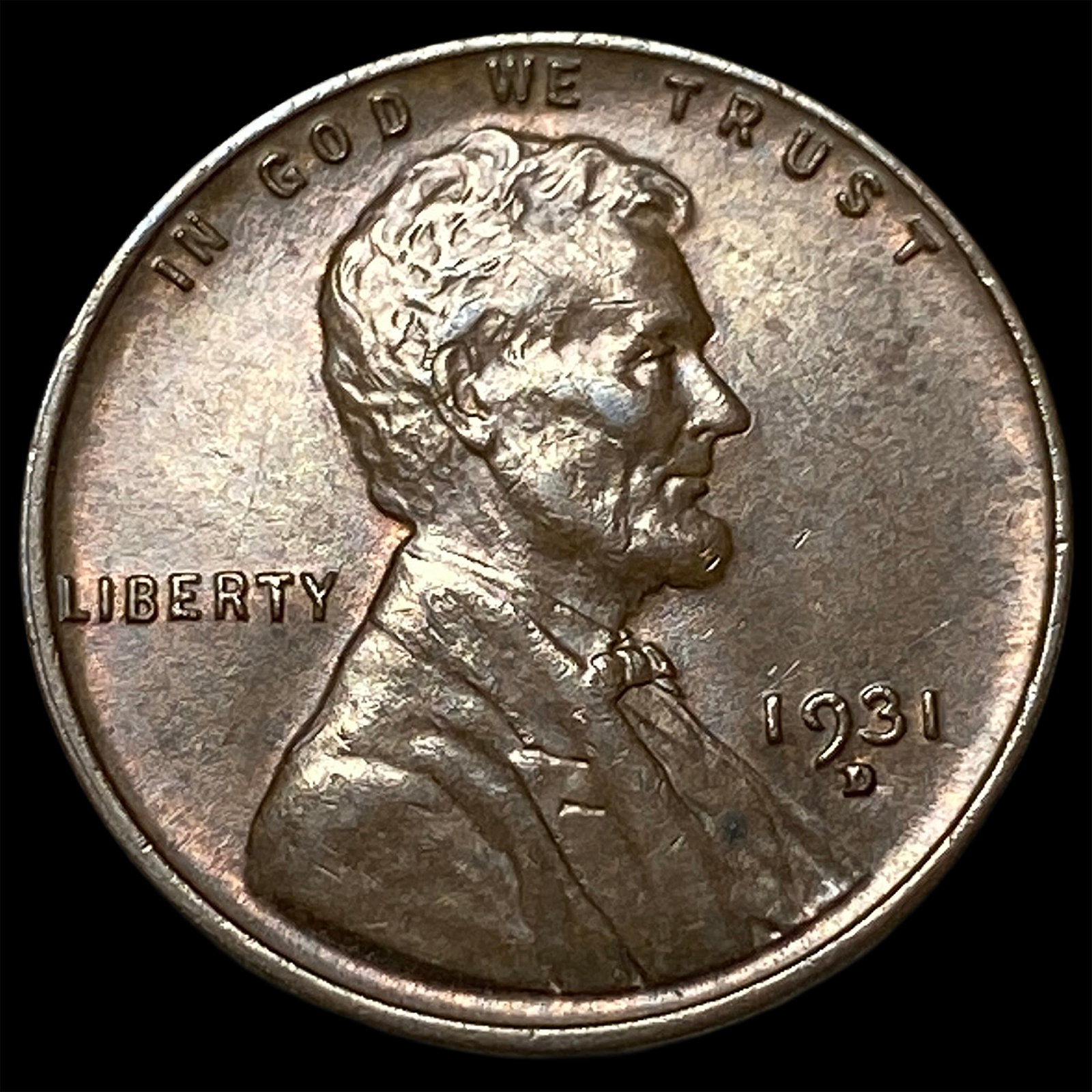 1931-D Lincoln Wheat Cent CHOICE BU: 1931-D Lincoln Wheat Cent CHOICE BU