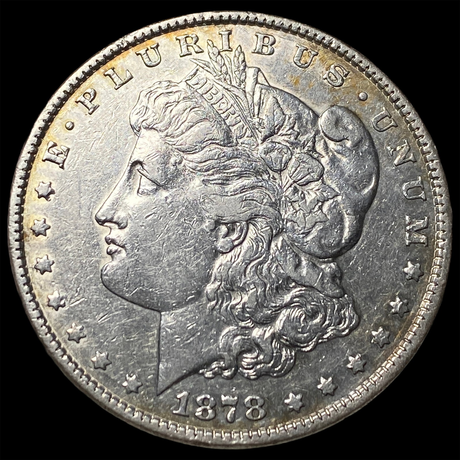 1878 Rev 79 Silver Morgan Dollar CLOSELY UNCIRCULATED: 1878 Rev 79 Silver Morgan Dollar CLOSELY UNCIRCULATED