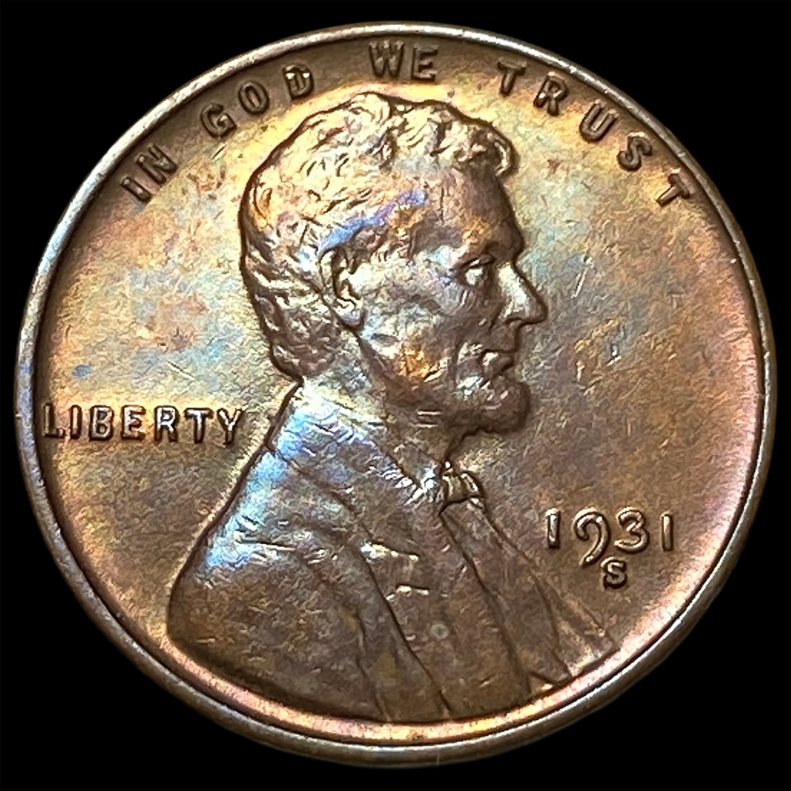 1931-S RB Lincoln Wheat Cent CLOSELY UNCIRCULATED: 1931-S RB Lincoln Wheat Cent CLOSELY UNCIRCULATED