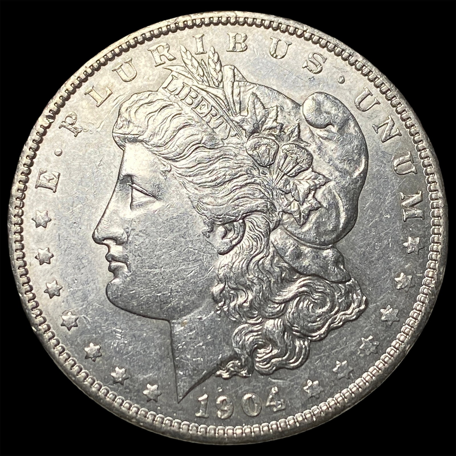 1904 Morgan Silver Dollar UNCIRCULATED: 1904 Morgan Silver Dollar UNCIRCULATED