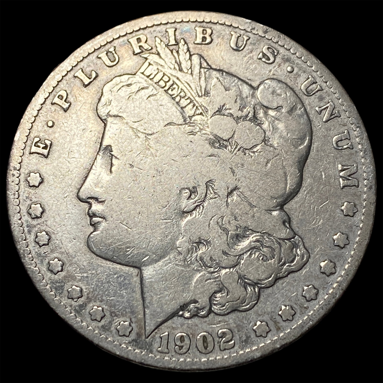 1902-S Silver Morgan Dollar LIGHTLY CIRCULATED: 1902-S Silver Morgan Dollar LIGHTLY CIRCULATED