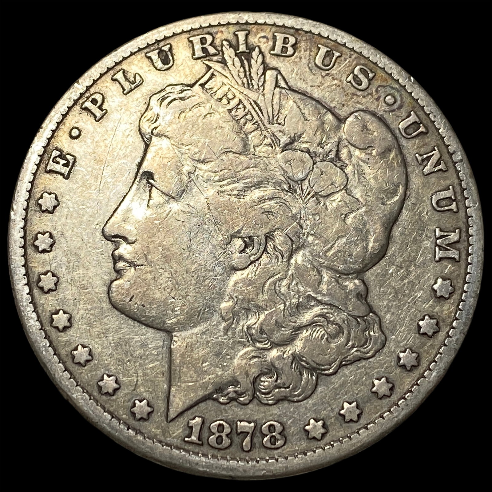 1878-CC Silver Morgan Dollar NEARLY UNCIRCULATED: 1878-CC Silver Morgan Dollar NEARLY UNCIRCULATED