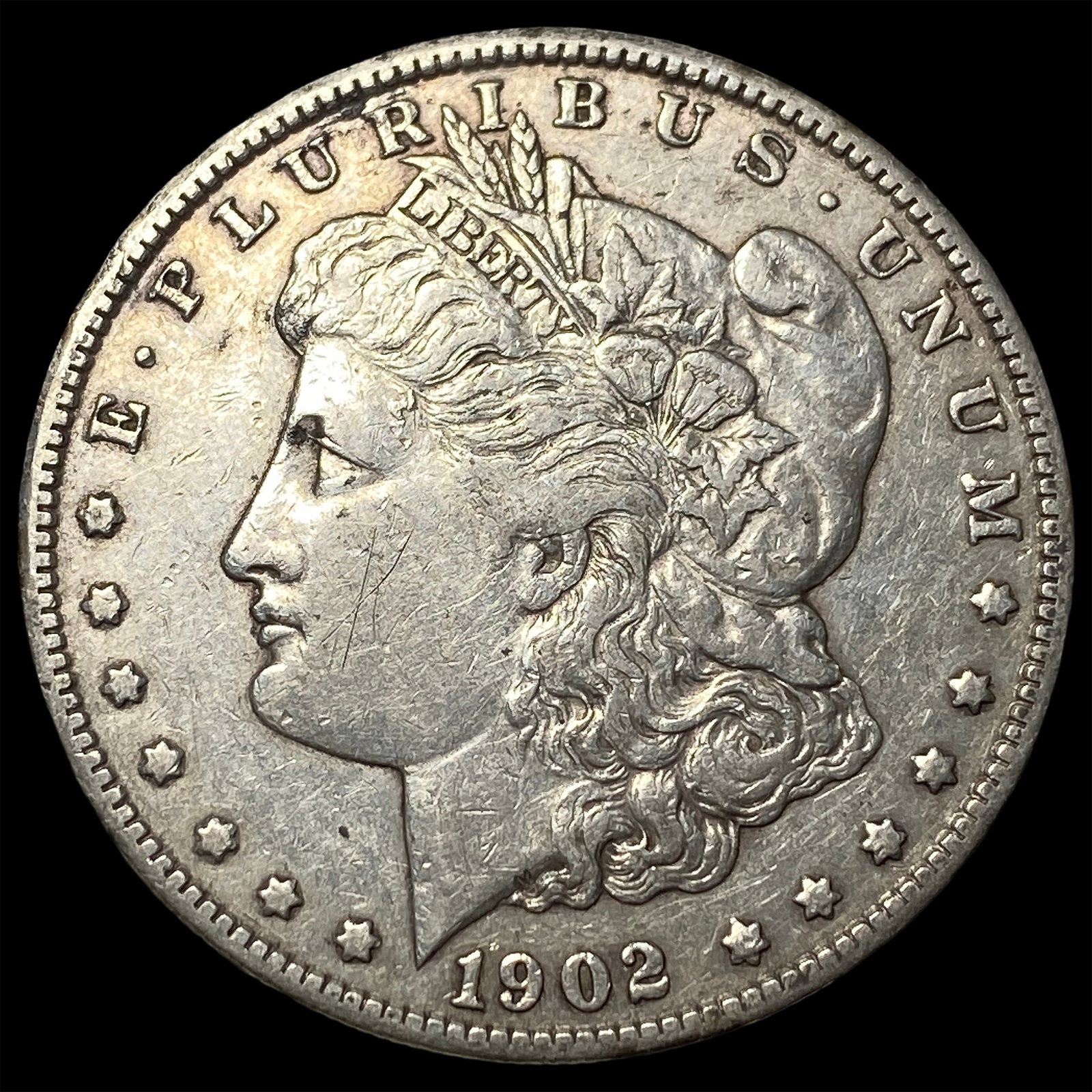 1902-S Silver Morgan Dollar LIGHTLY CIRCULATED: 1902-S Silver Morgan Dollar LIGHTLY CIRCULATED