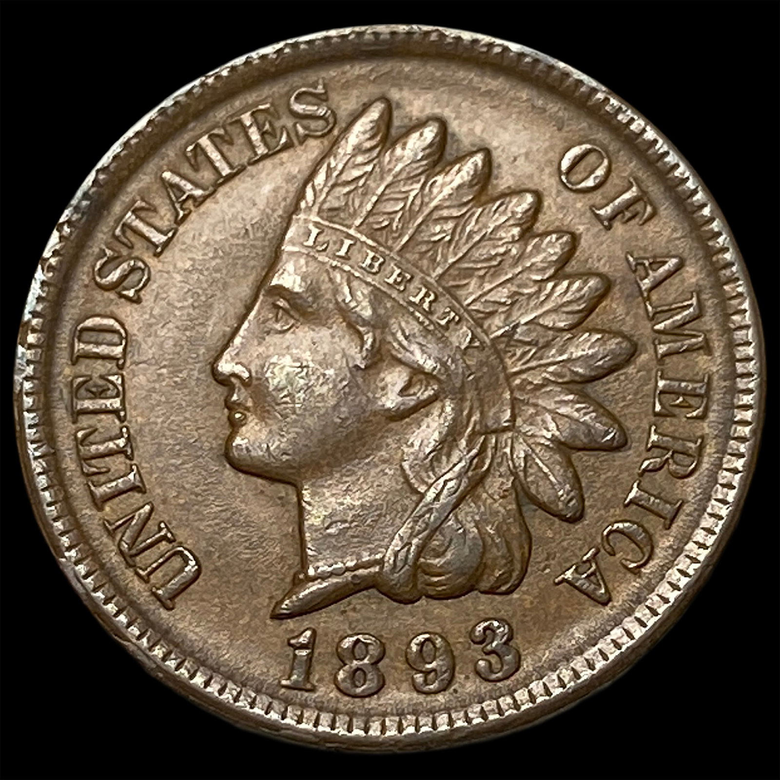 1893 RD Indian Head Cent UNCIRCULATED: 1893 RD Indian Head Cent UNCIRCULATED