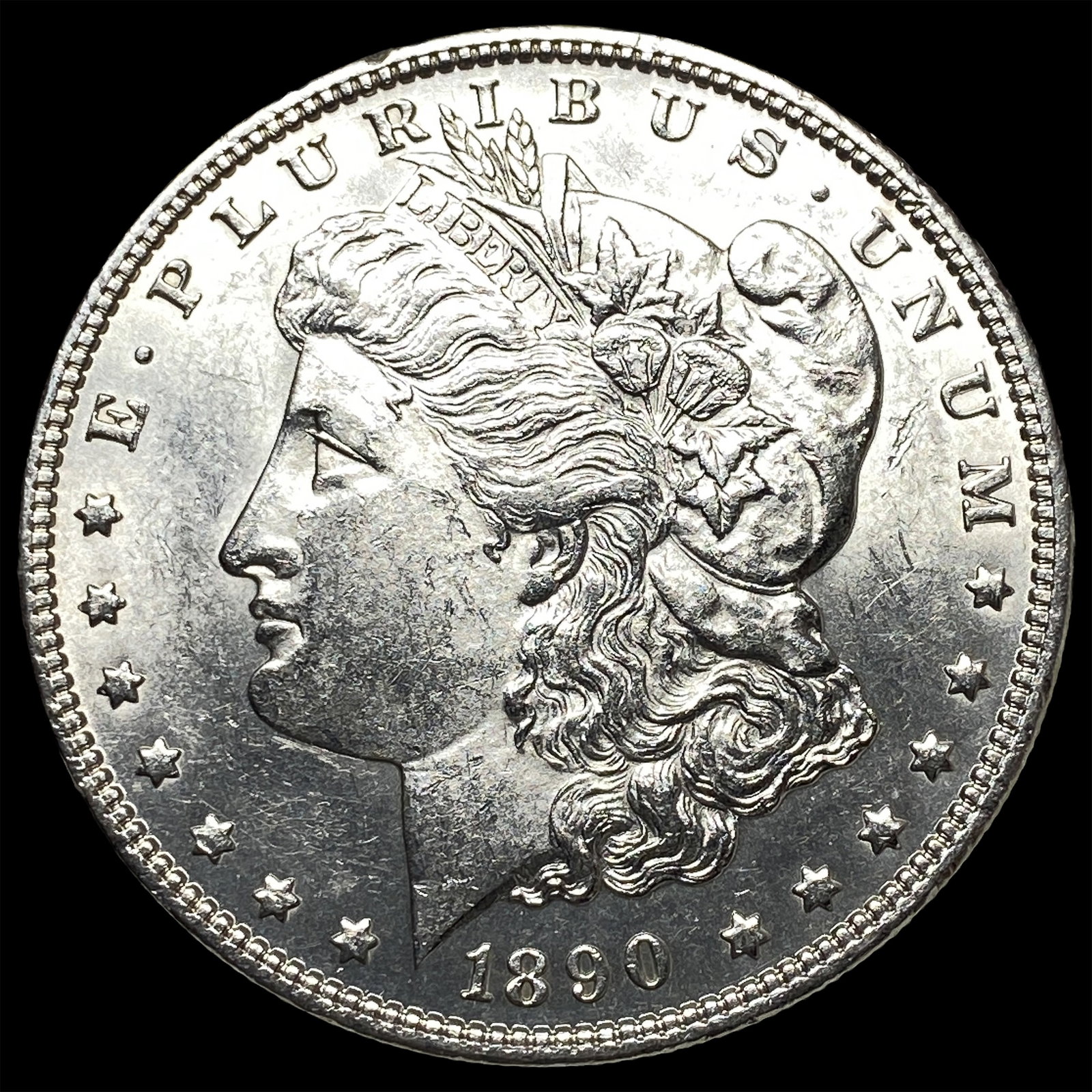 1890 Morgan Silver Dollar CHOICE BU: 1890 Morgan Silver Dollar CHOICE BU