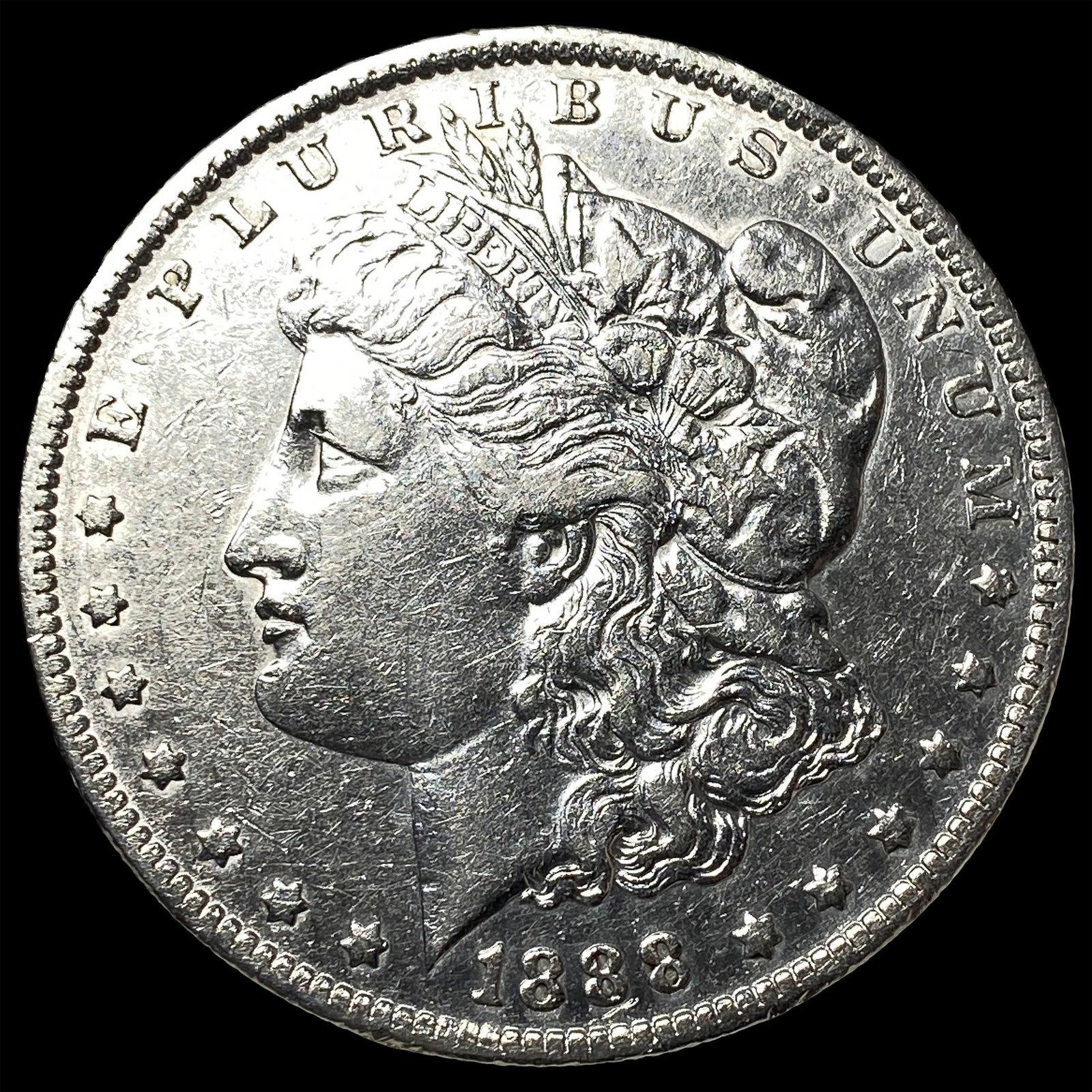 1888-O Silver Morgan Dollar CLOSELY UNCIRCULATED: 1888-O Silver Morgan Dollar CLOSELY UNCIRCULATED