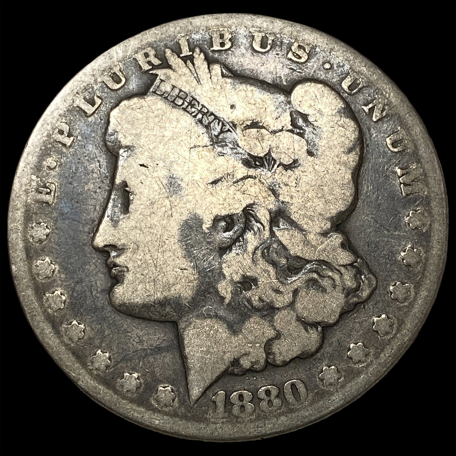 1880-O Silver Morgan Dollar LIGHTLY CIRCULATED: 1880-O Silver Morgan Dollar LIGHTLY CIRCULATED