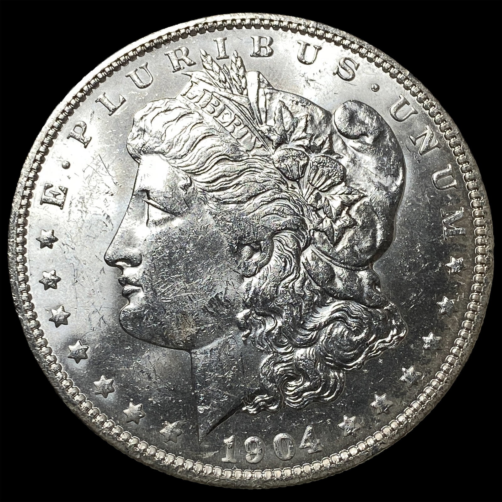 1904 Morgan Silver Dollar UNCIRCULATED: 1904 Morgan Silver Dollar UNCIRCULATED