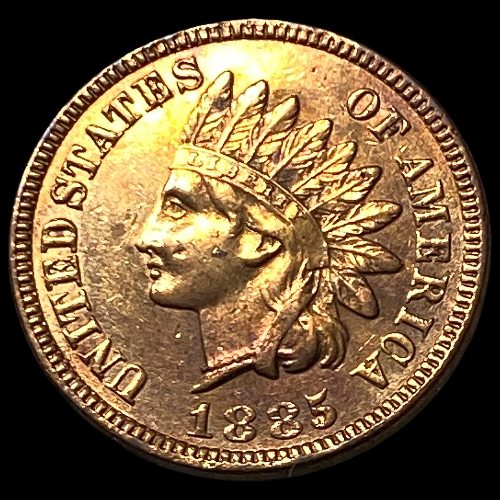 1885 RD Indian Head Cent UNCIRCULATED: 1885 RD Indian Head Cent UNCIRCULATED