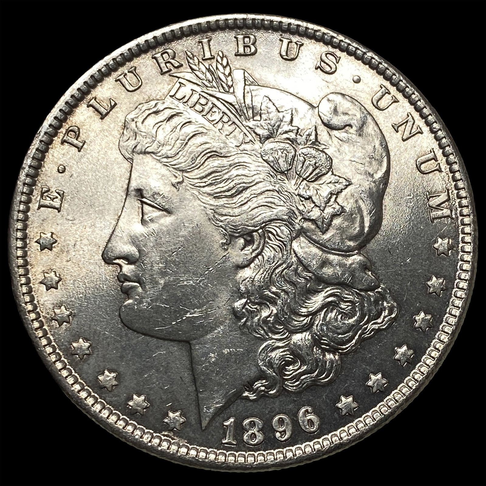 1896 Morgan Silver Dollar CLOSELY UNCIRCULATED: 1896 Morgan Silver Dollar CLOSELY UNCIRCULATED