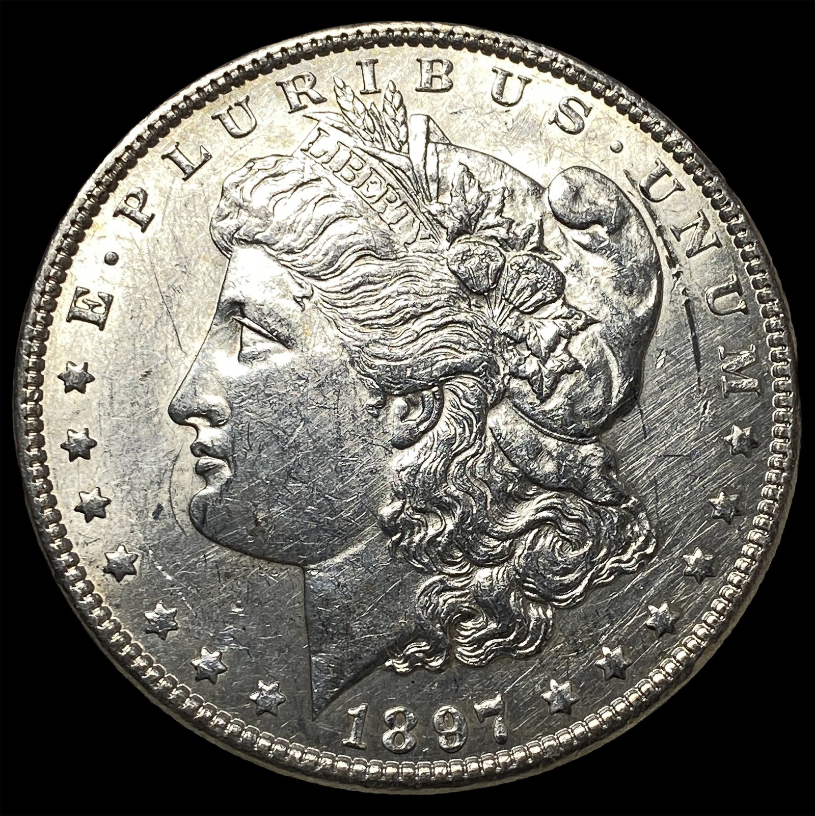 1897 Morgan Silver Dollar UNCIRCULATED: 1897 Morgan Silver Dollar UNCIRCULATED