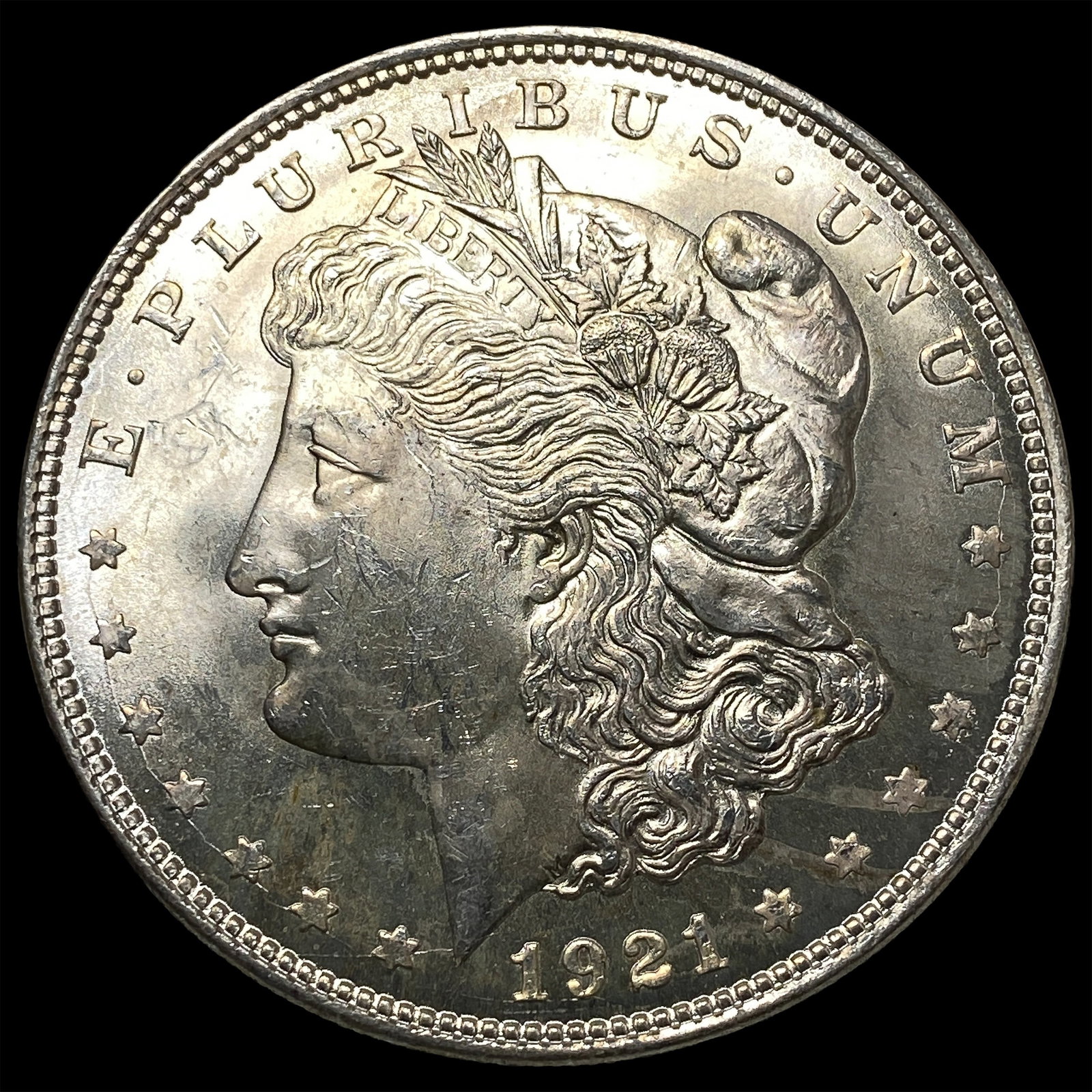 1921 Silver Morgan Dollar GEM BU (1 of 2)