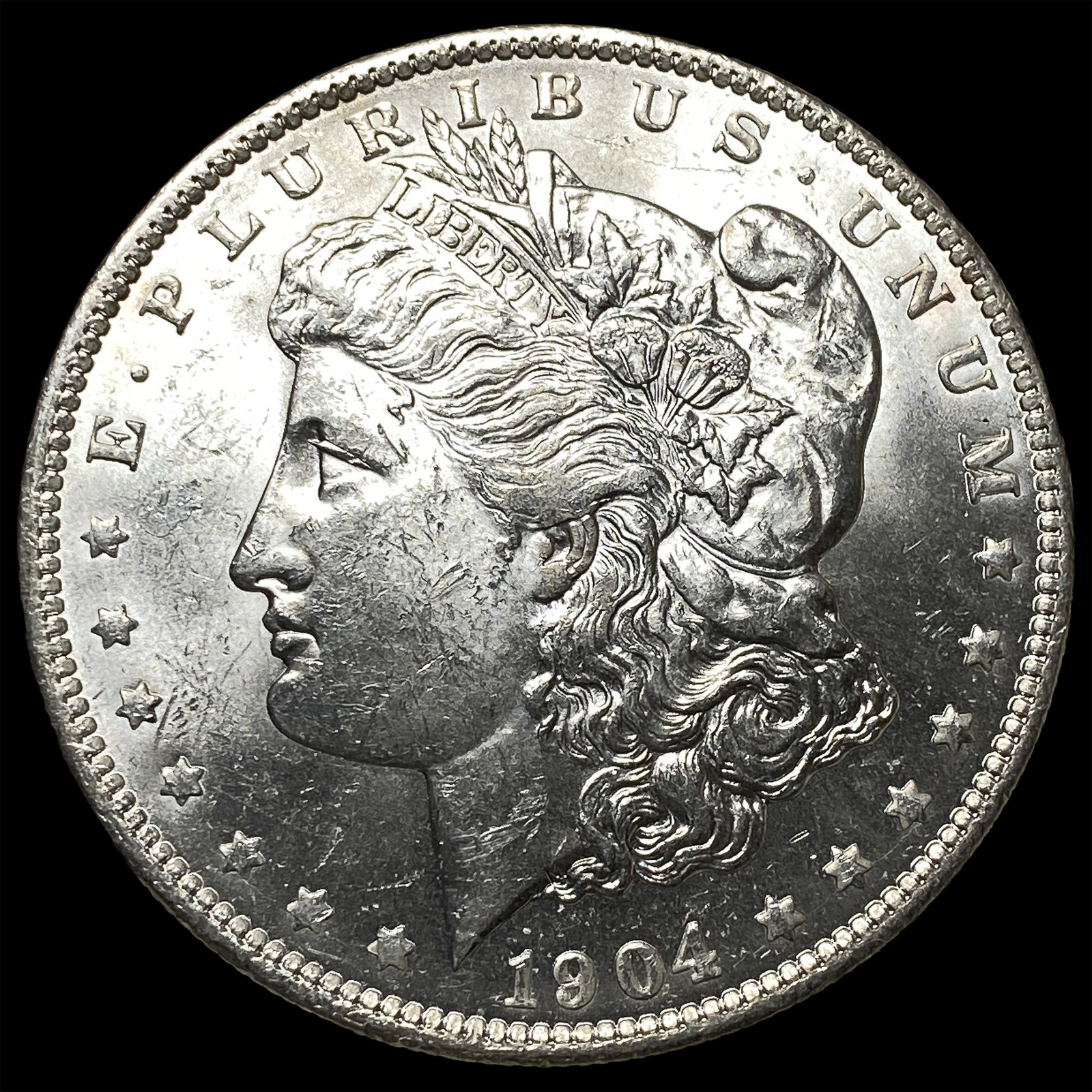 1904-O Silver Morgan Dollar CHOICE BU: 1904-O Silver Morgan Dollar CHOICE BU