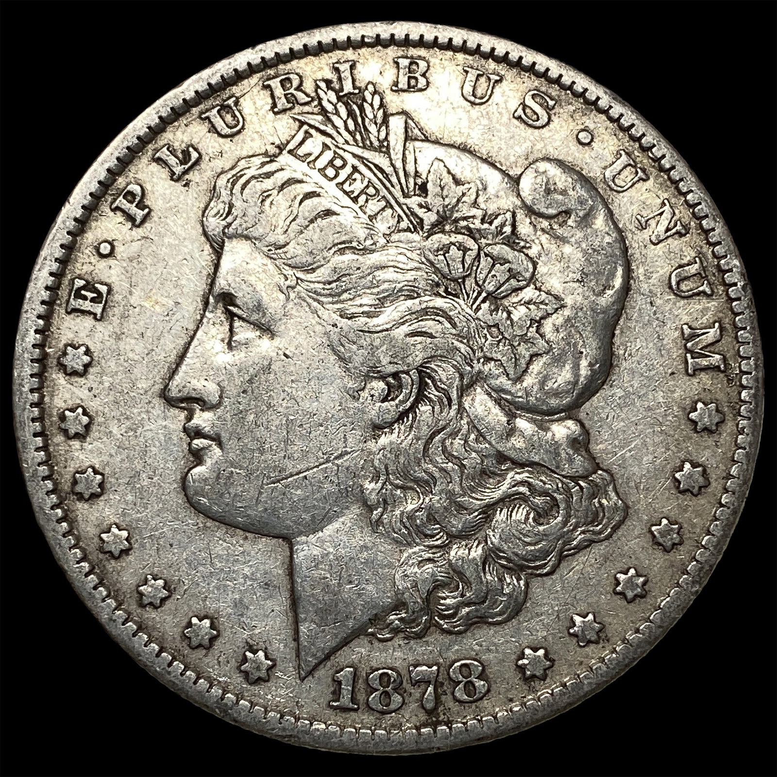 1878-CC Silver Morgan Dollar NEARLY UNCIRCULATED: 1878-CC Silver Morgan Dollar NEARLY UNCIRCULATED