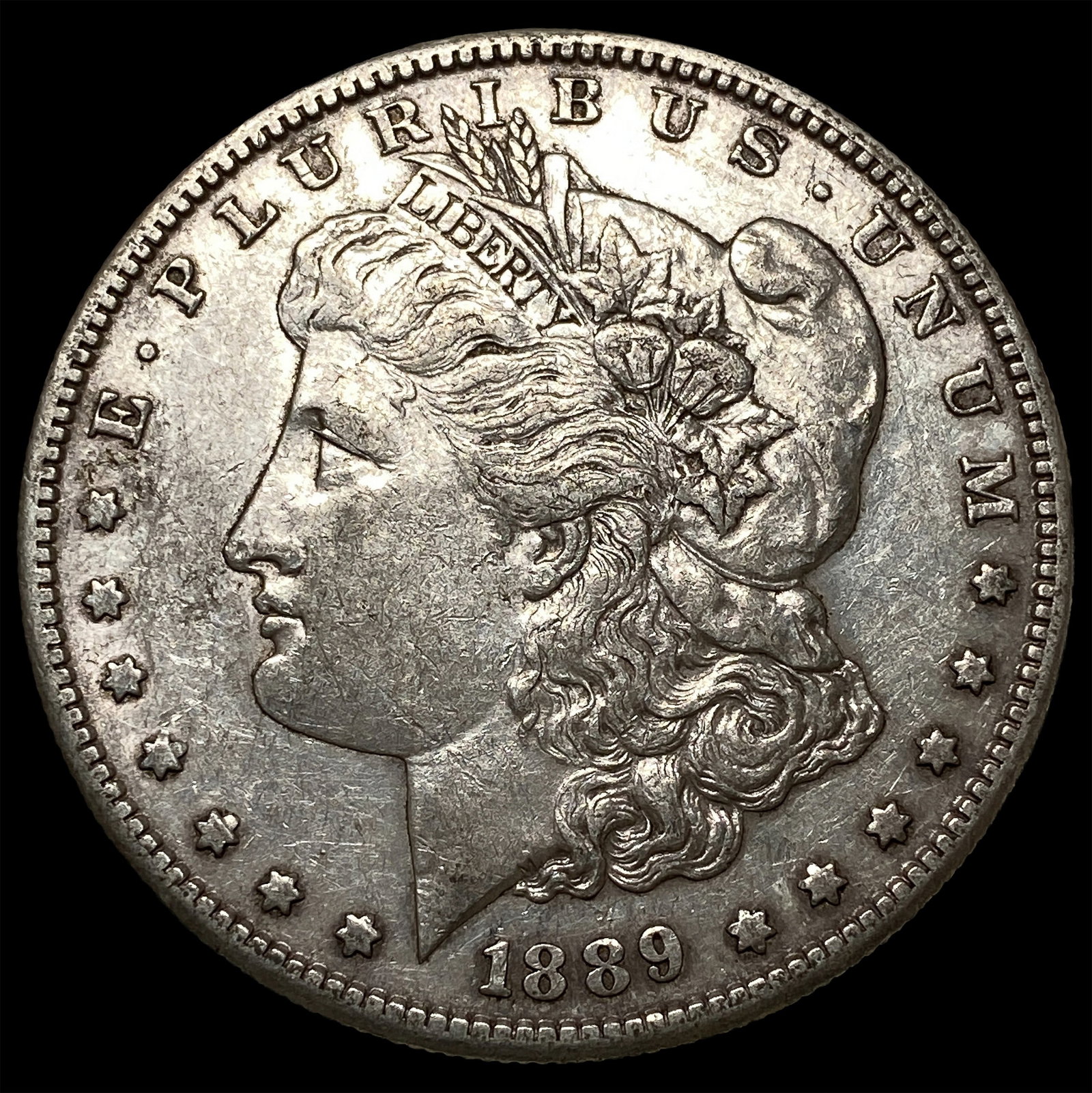 1889-S Silver Morgan Dollar CLOSELY UNCIRCULATED: 1889-S Silver Morgan Dollar CLOSELY UNCIRCULATED