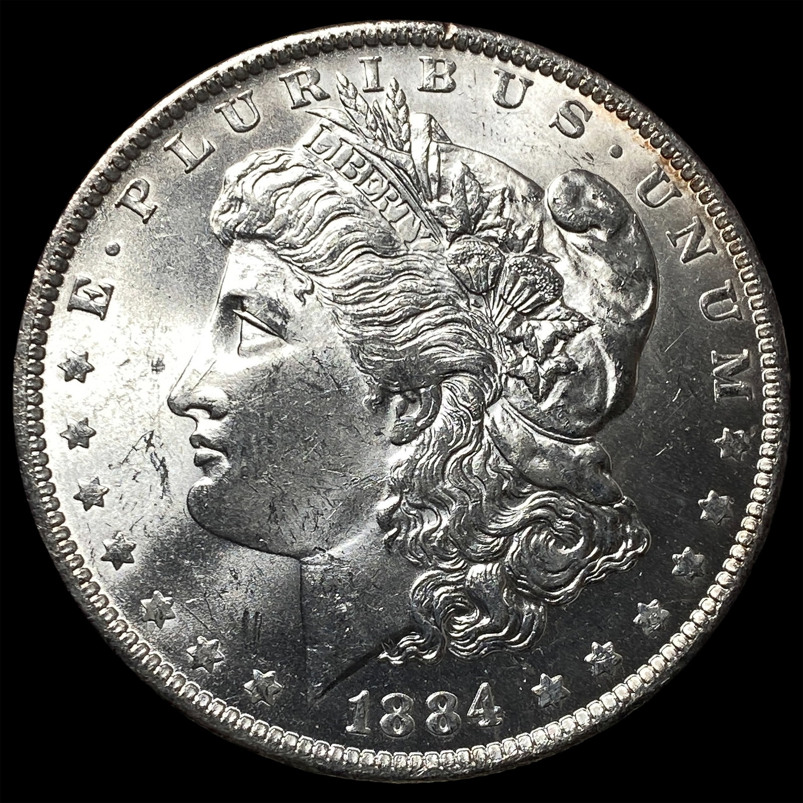 1884 Morgan Silver Dollar CHOICE BU: 1884 Morgan Silver Dollar CHOICE BU