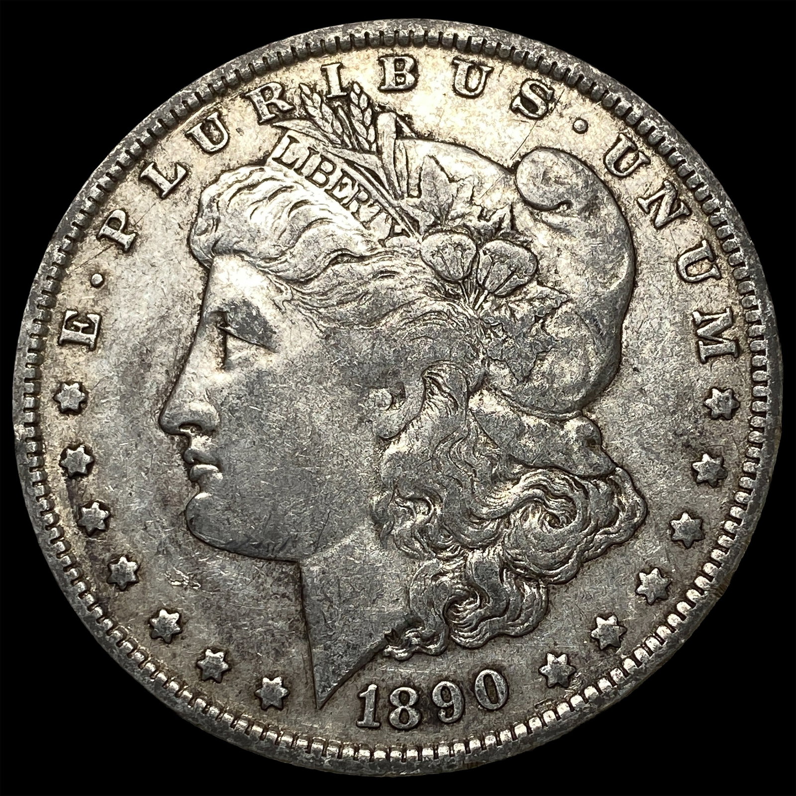 1890-O Silver Morgan Dollar NEARLY UNCIRCULATED: 1890-O Silver Morgan Dollar NEARLY UNCIRCULATED