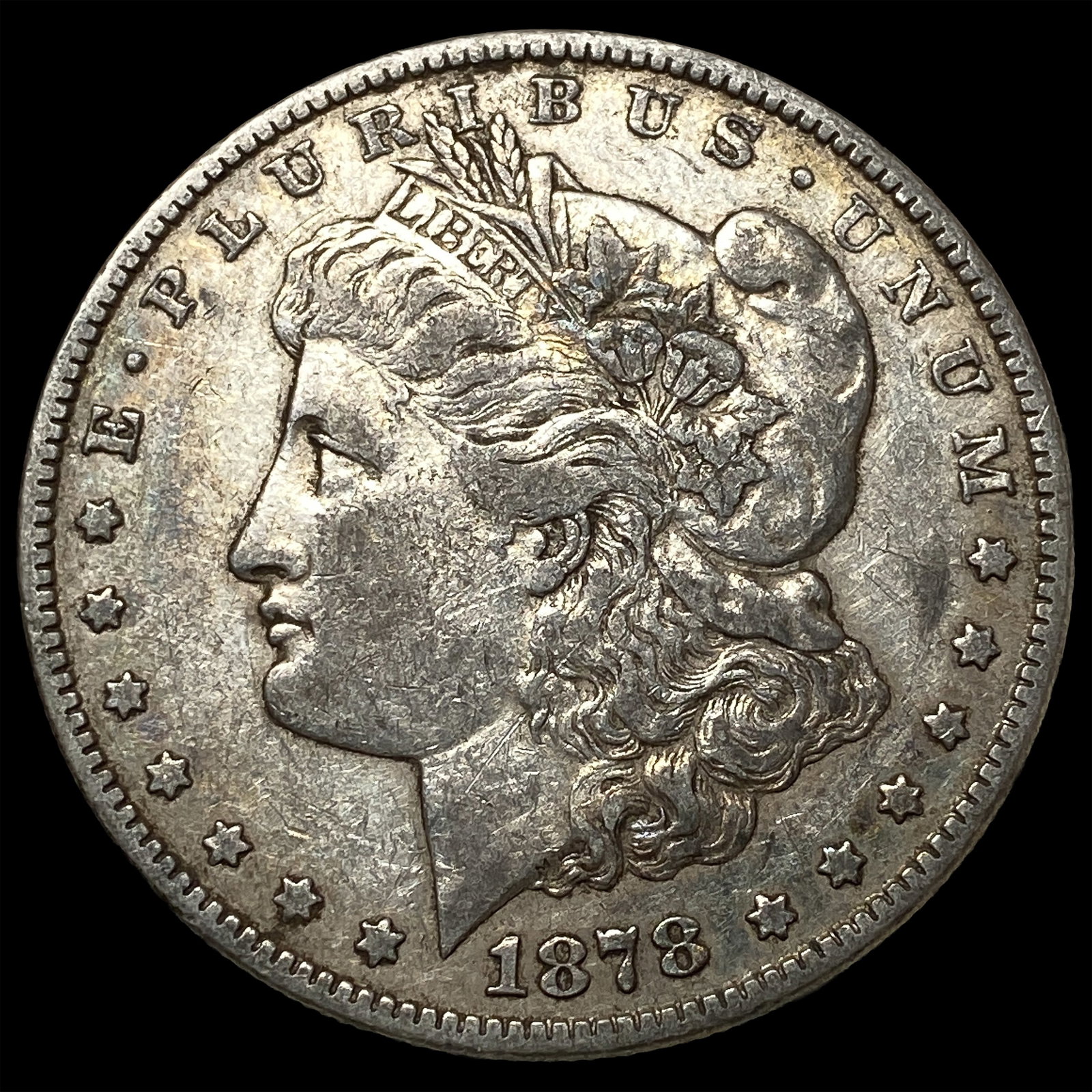 1878-CC Silver Morgan Dollar LIGHTLY CIRCULATED: 1878-CC Silver Morgan Dollar LIGHTLY CIRCULATED