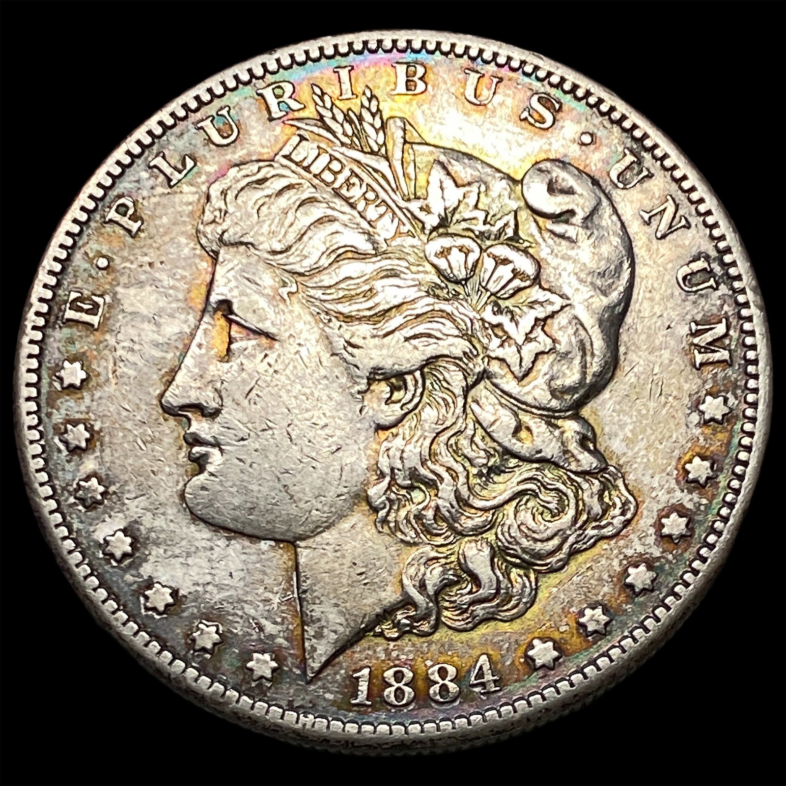 1884-S Silver Morgan Dollar NEARLY UNCIRCULATED: 1884-S Silver Morgan Dollar NEARLY UNCIRCULATED