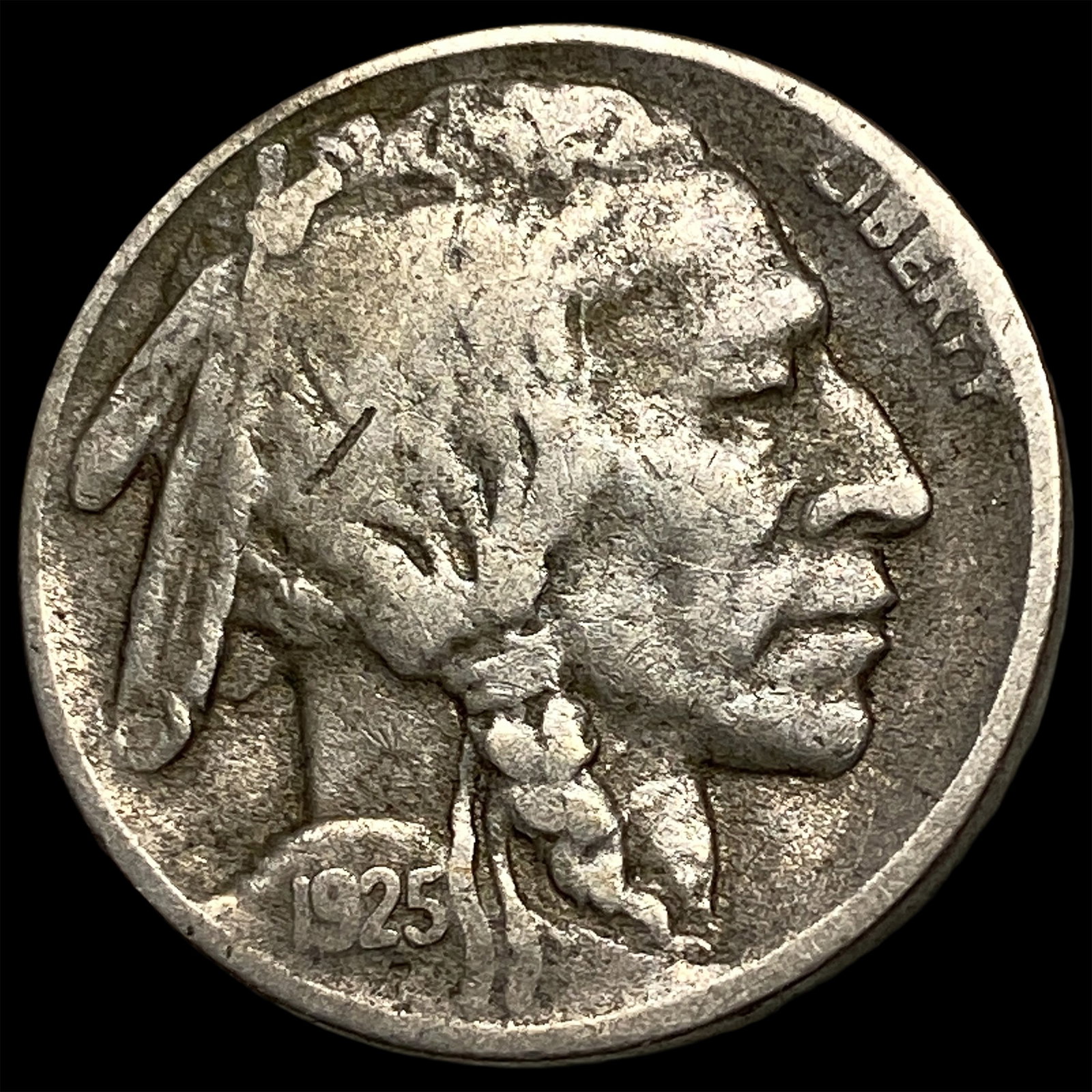 1925-D Buffalo Nickel NEARLY UNCIRCULATED: 1925-D Buffalo Nickel NEARLY UNCIRCULATED