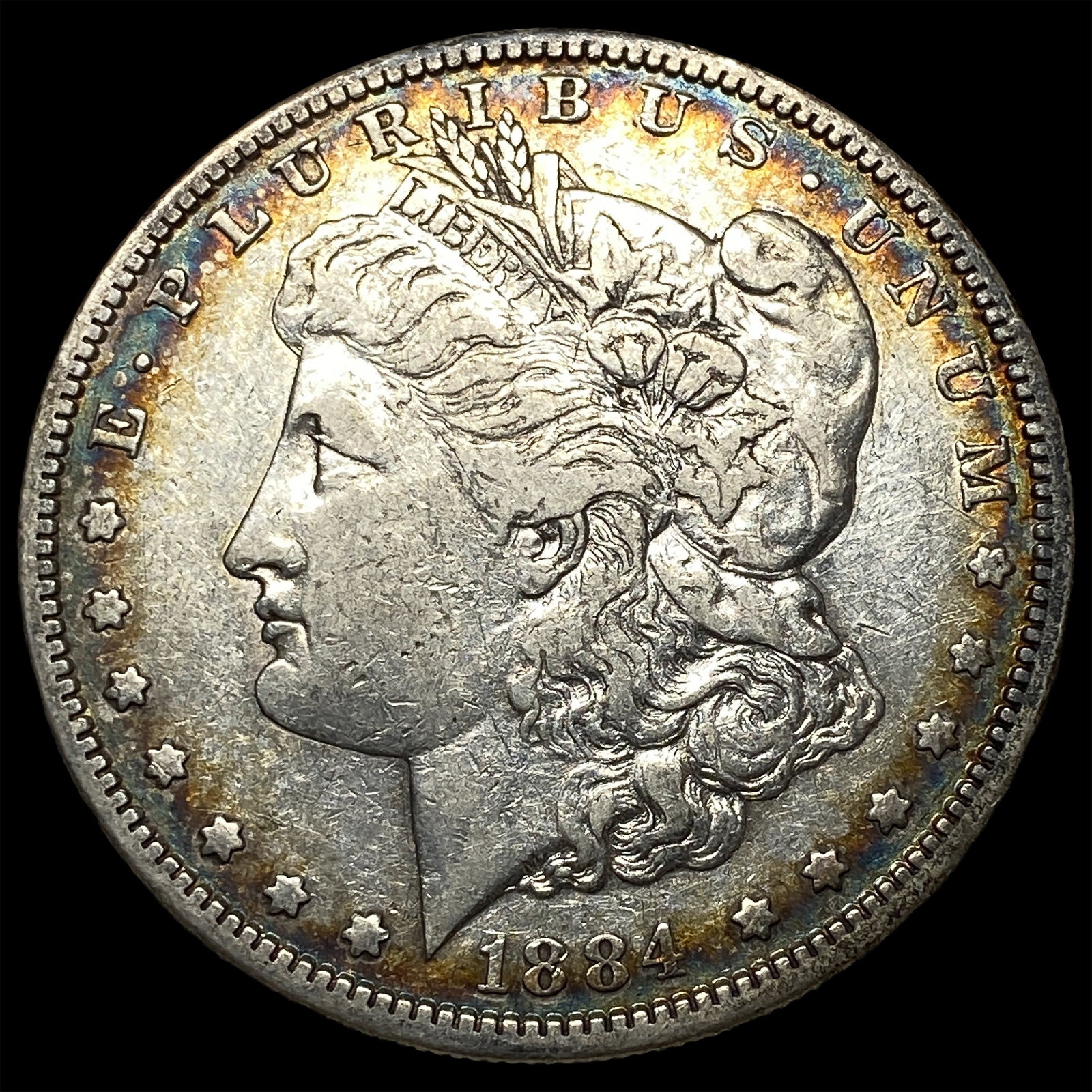 1884-O Silver Morgan Dollar ABOUT UNCIRCULATED: 1884-O Silver Morgan Dollar ABOUT UNCIRCULATED