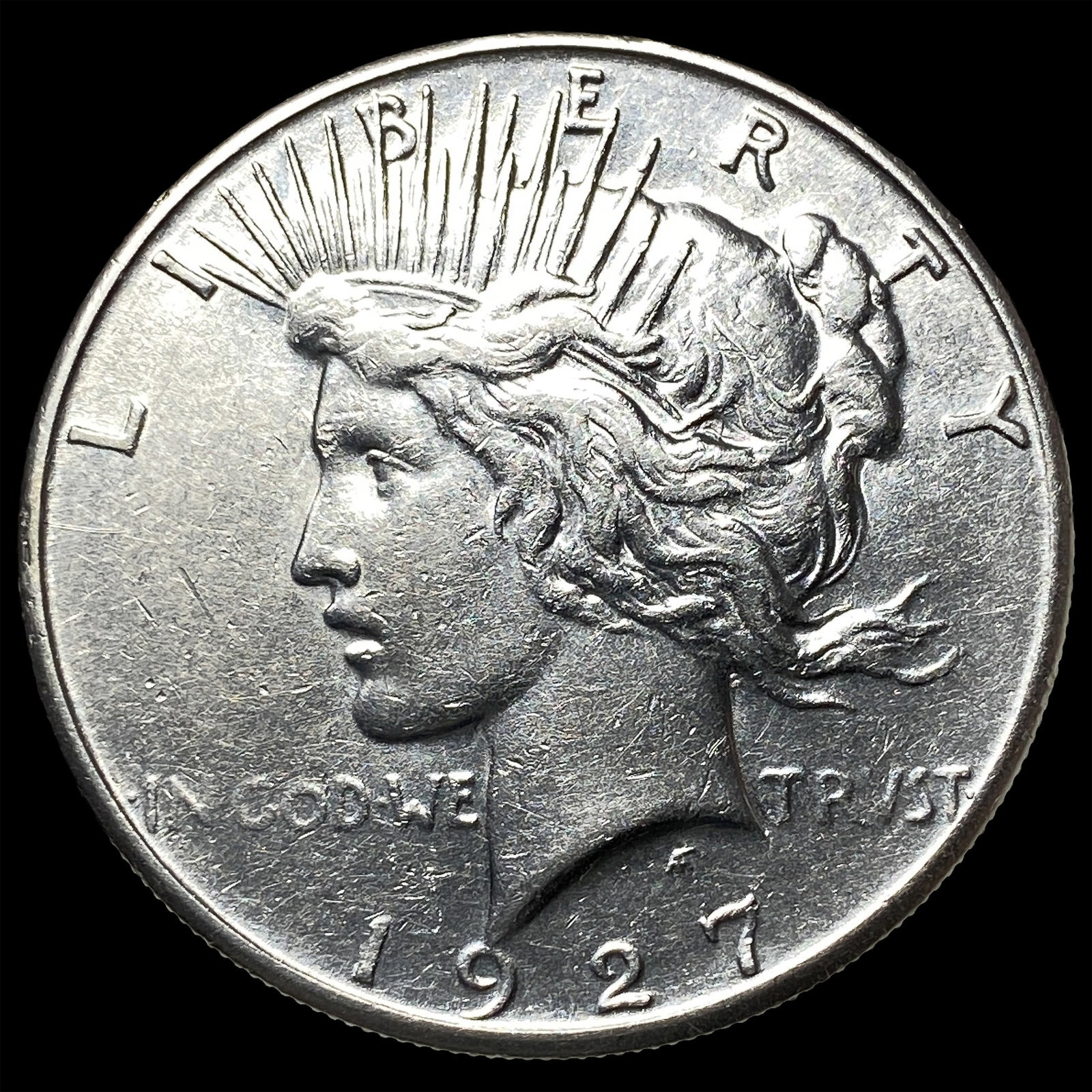 1927 Peace Silver Dollar CLOSELY UNCIRCULATED: 1927 Peace Silver Dollar CLOSELY UNCIRCULATED