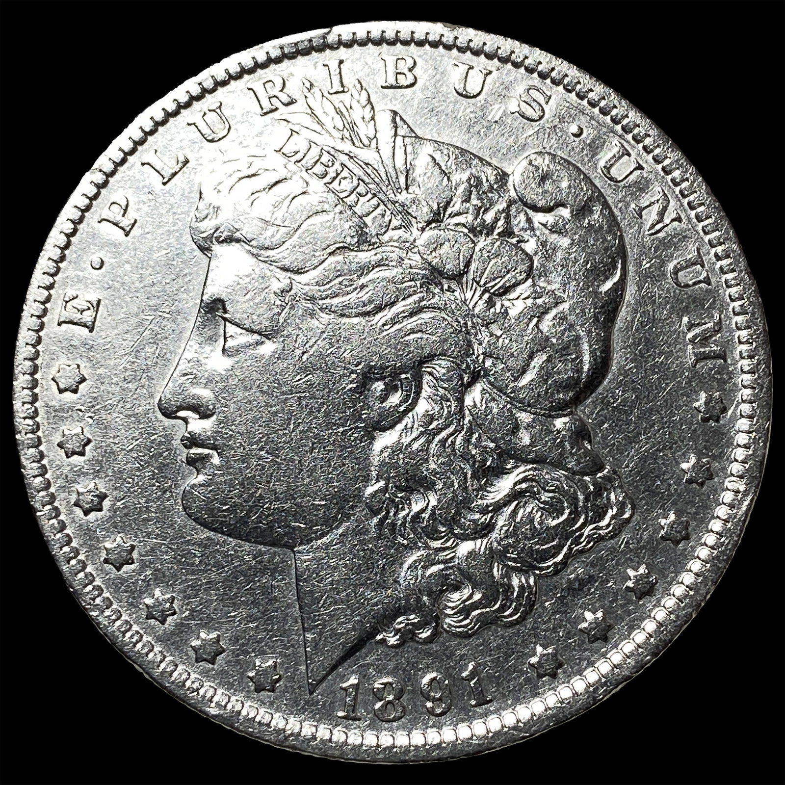 1891-O Silver Morgan Dollar CLOSELY UNCIRCULATED: 1891-O Silver Morgan Dollar CLOSELY UNCIRCULATED