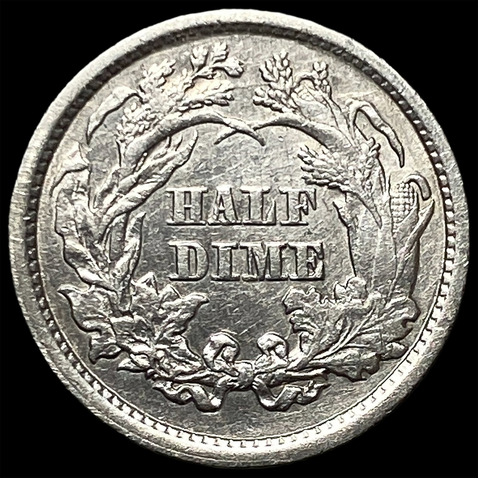 1860 Silver Half Dime CLOSELY UNCIRCULATED - 2