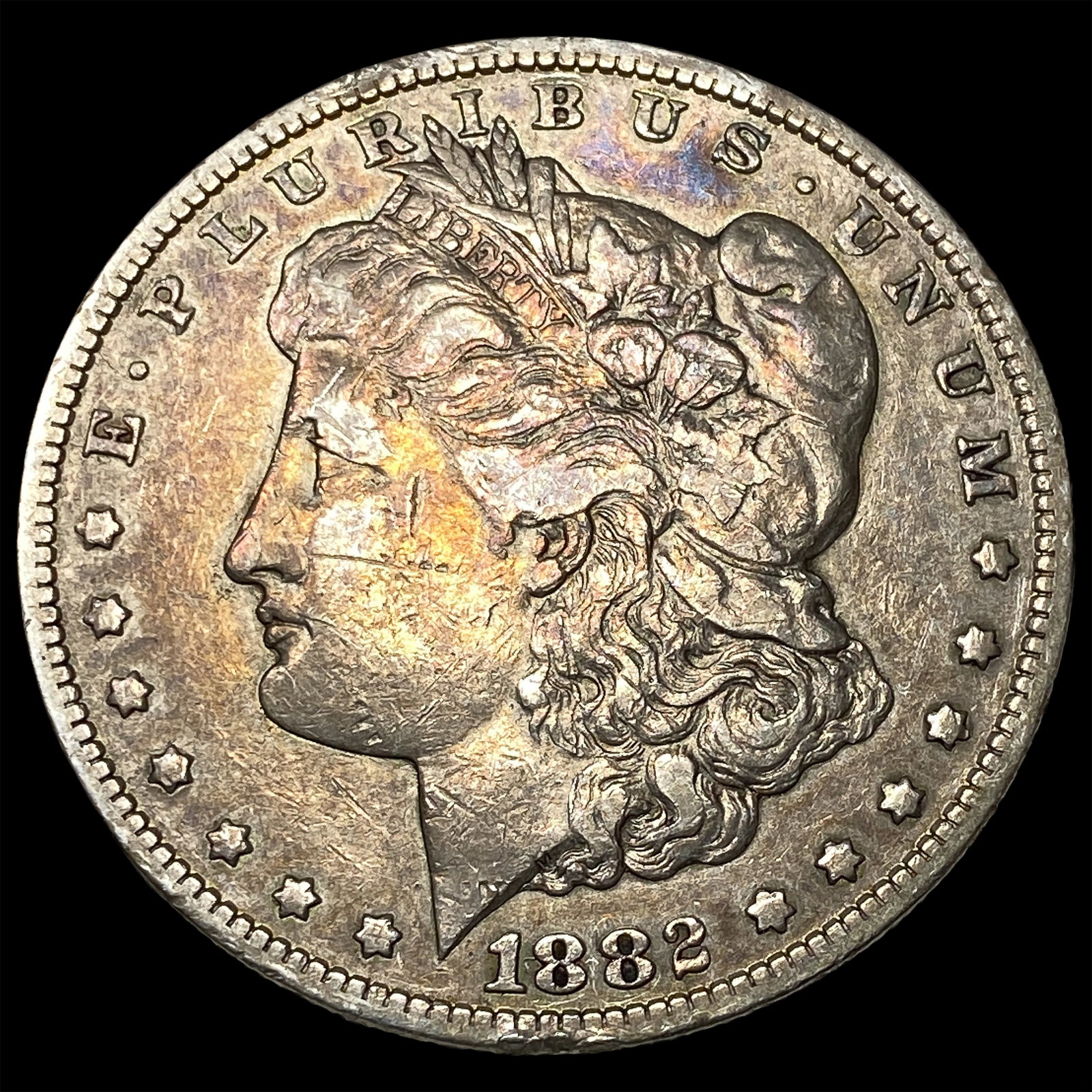 1882-CC Silver Morgan Dollar NEARLY UNCIRCULATED: 1882-CC Silver Morgan Dollar NEARLY UNCIRCULATED