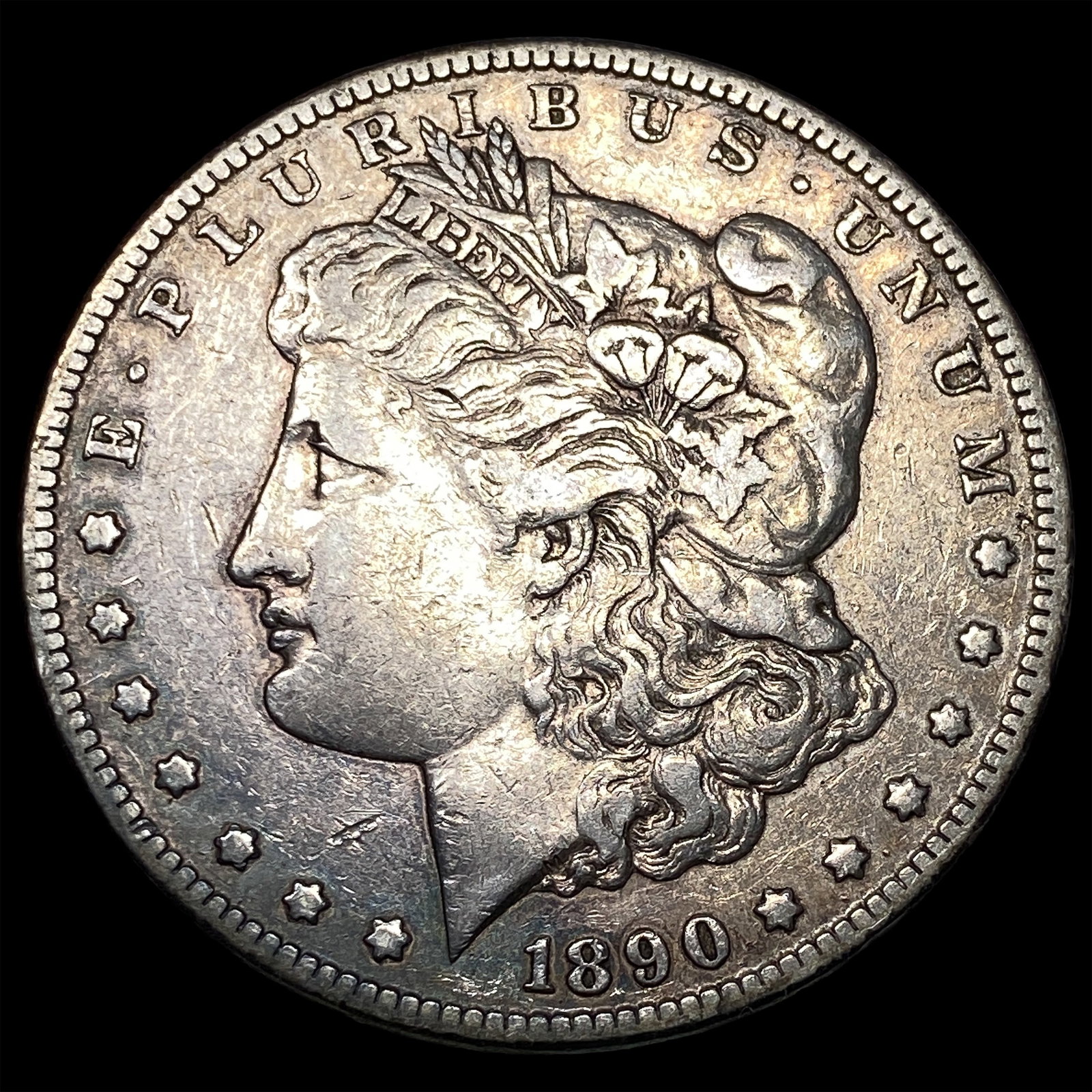 1890-CC Silver Morgan Dollar NEARLY UNCIRCULATED: 1890-CC Silver Morgan Dollar NEARLY UNCIRCULATED