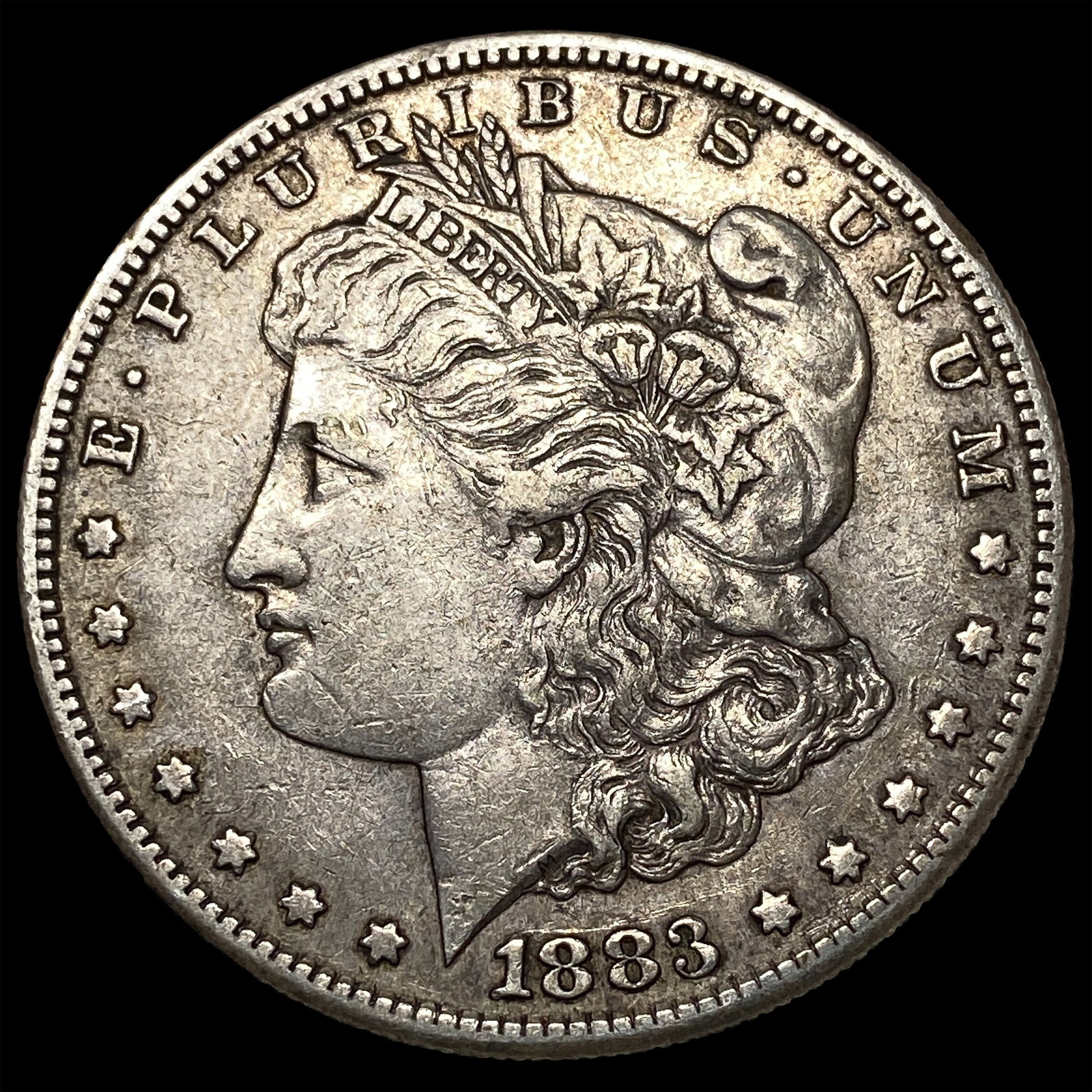 1883-S Silver Morgan Dollar NEARLY UNCIRCULATED: 1883-S Silver Morgan Dollar NEARLY UNCIRCULATED