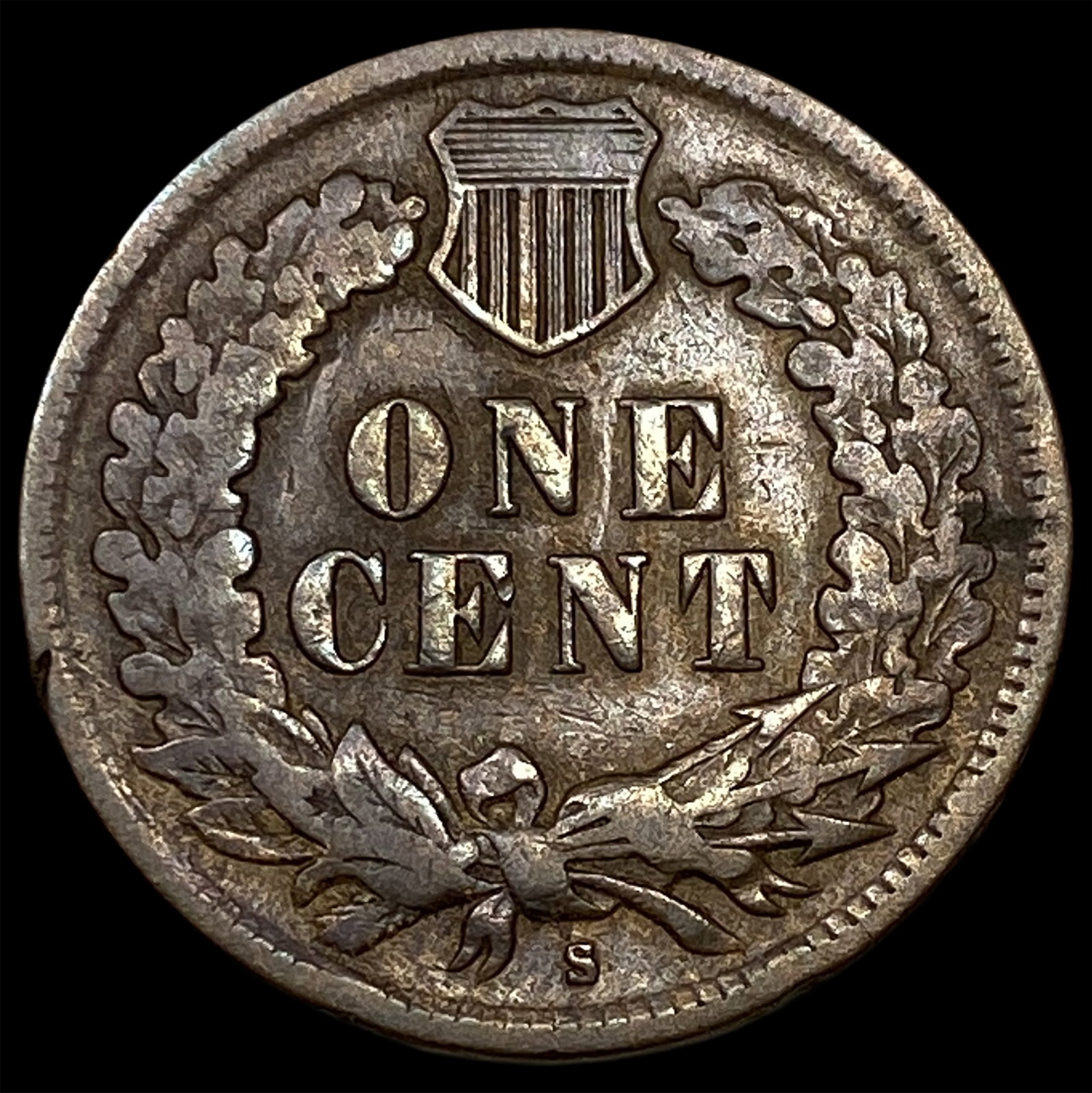 1908-S Indian Head Cent ABOUT UNCIRCULATED - 2