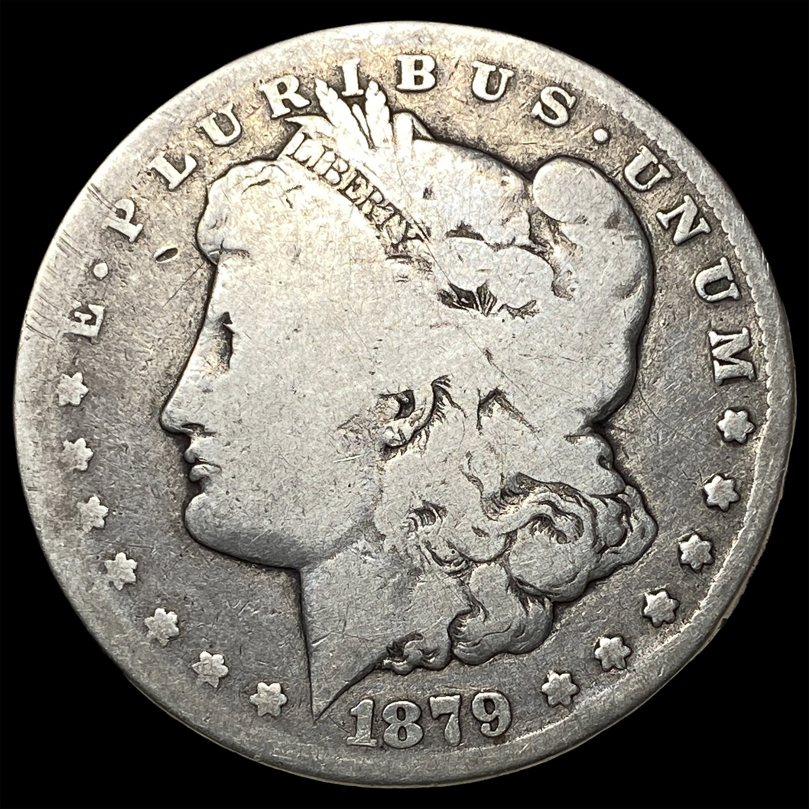 1879-CC Silver Morgan Dollar NICELY CIRCULATED: 1879-CC Silver Morgan Dollar NICELY CIRCULATED