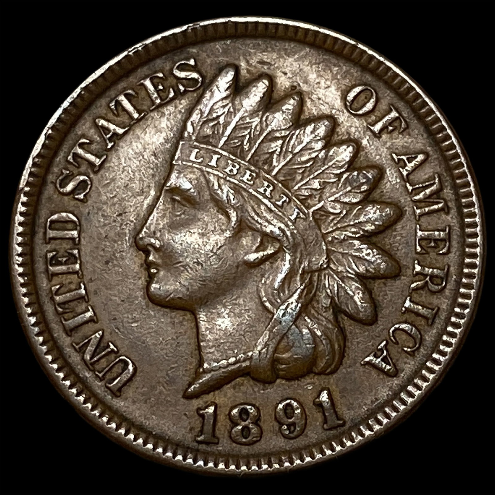 1891 Indian Head Cent UNCIRCULATED: 1891 Indian Head Cent UNCIRCULATED