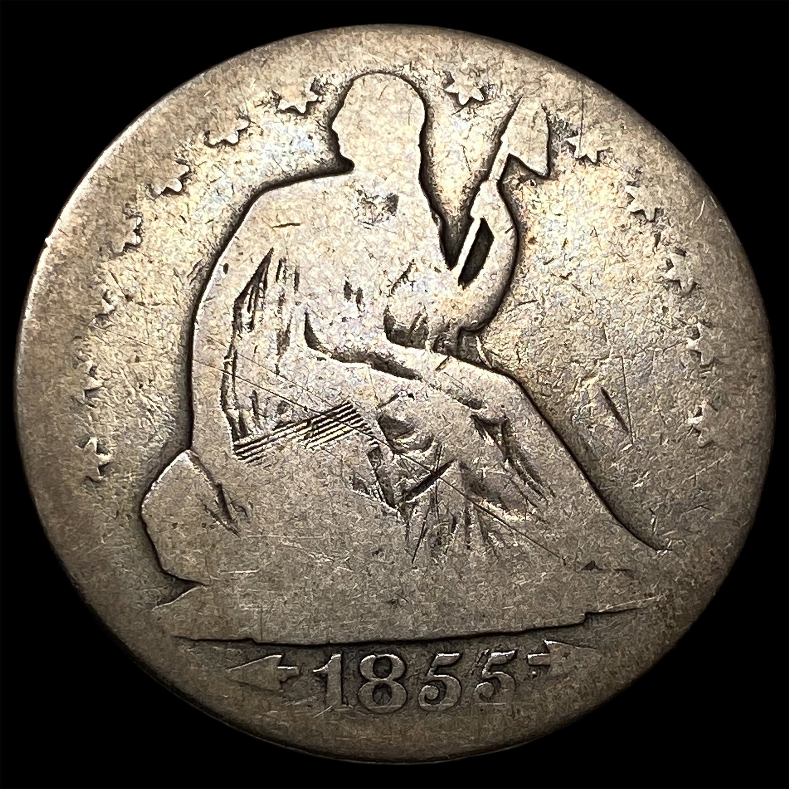 1855-O Silver Half Dollar NICELY CIRCULATED (1 of 2)