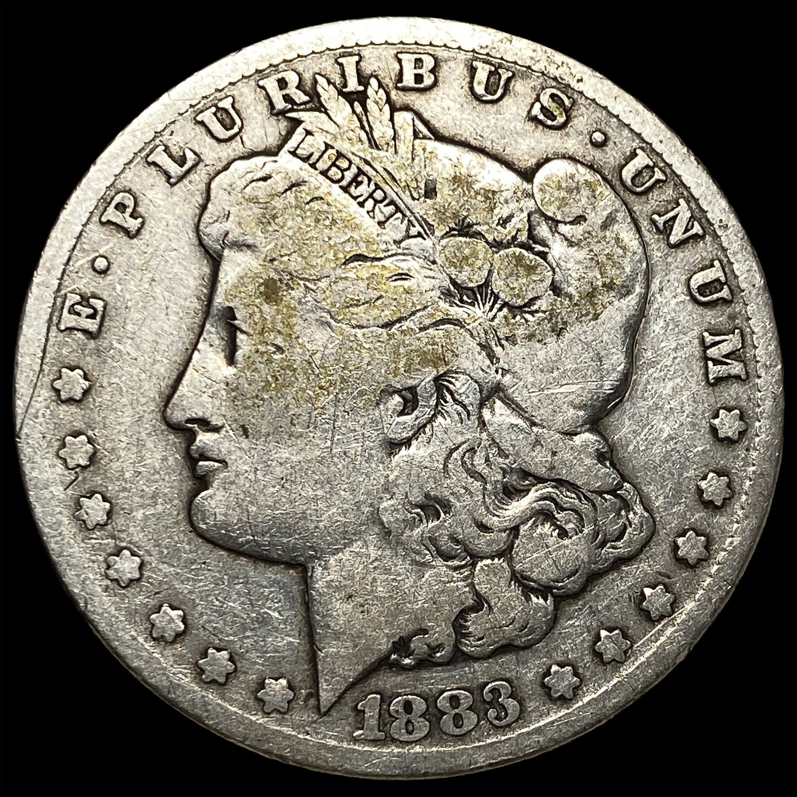 1883-CC Silver Morgan Dollar LIGHTLY CIRCULATED: 1883-CC Silver Morgan Dollar LIGHTLY CIRCULATED