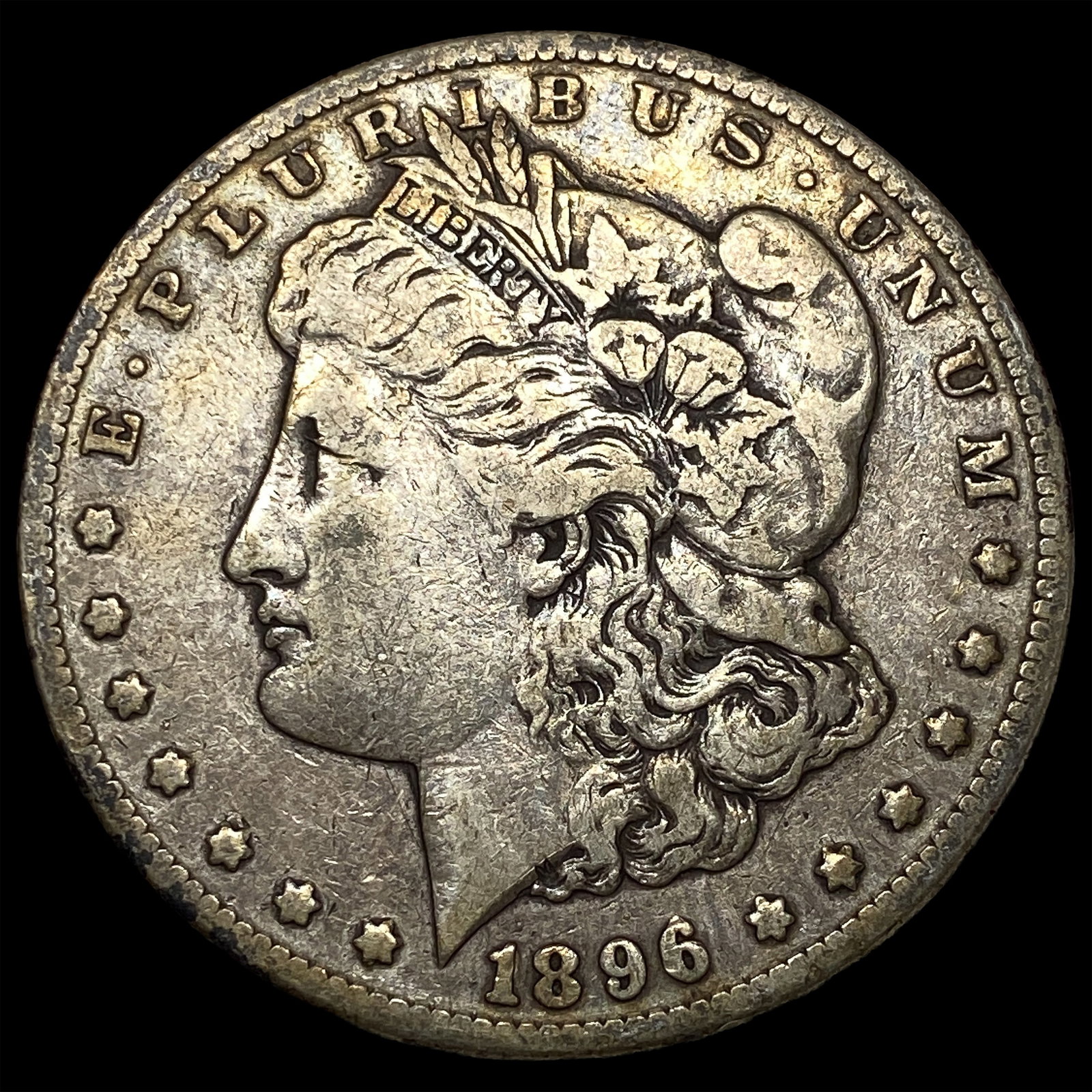 1896-S Silver Morgan Dollar ABOUT UNCIRCULATED: 1896-S Silver Morgan Dollar ABOUT UNCIRCULATED