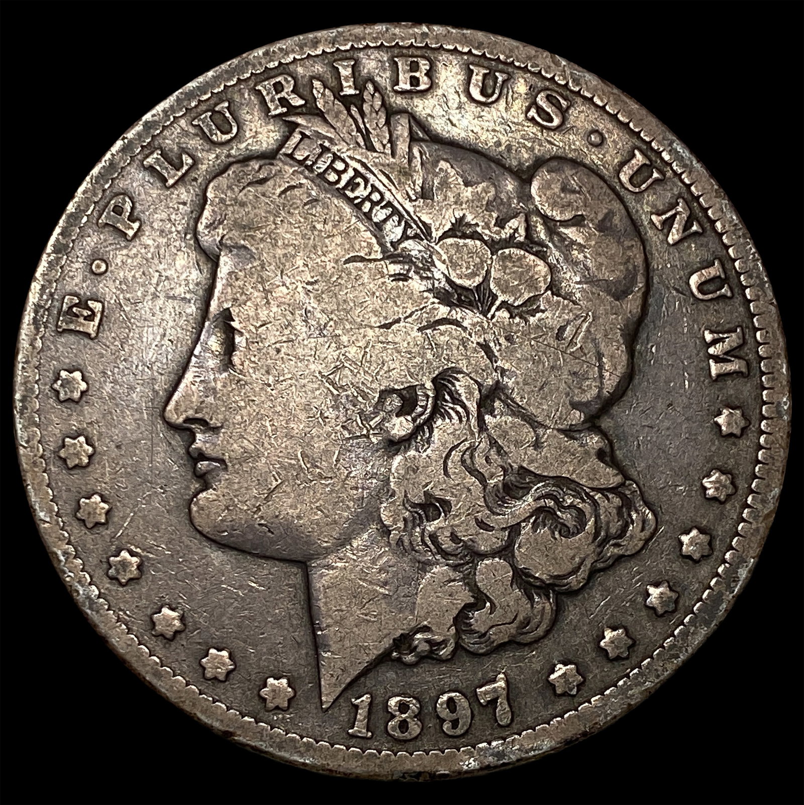1897-O Silver Morgan Dollar ABOUT UNCIRCULATED: 1897-O Silver Morgan Dollar ABOUT UNCIRCULATED