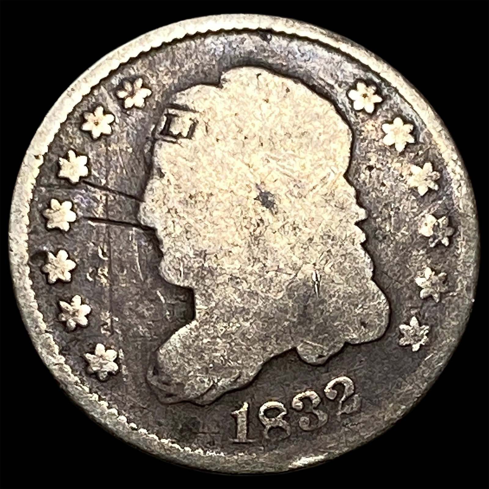1832 Capped Bust Half Dime LIGHTLY CIRCULATED: 1832 Capped Bust Half Dime LIGHTLY CIRCULATED