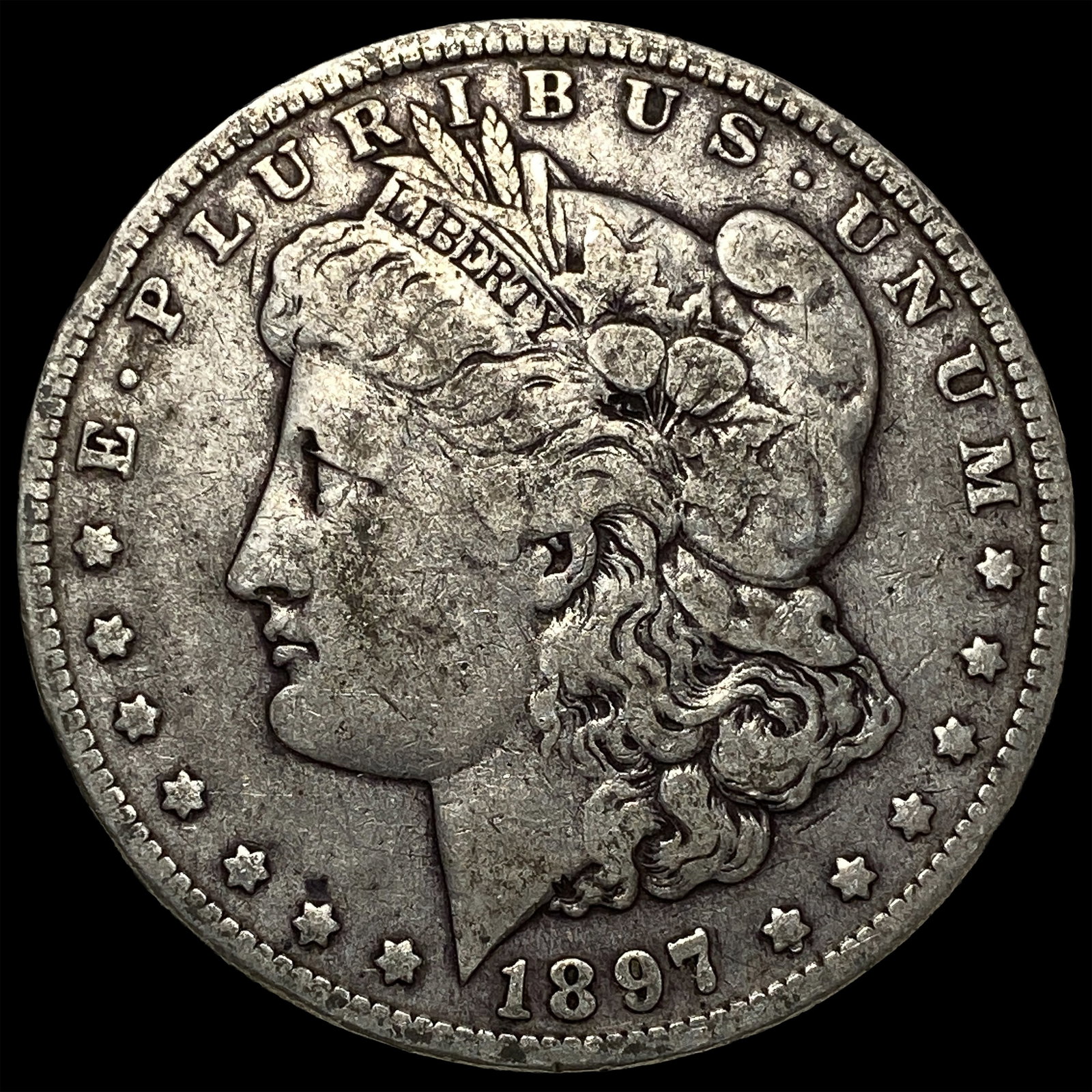 1897-O Silver Morgan Dollar NEARLY UNCIRCULATED: 1897-O Silver Morgan Dollar NEARLY UNCIRCULATED
